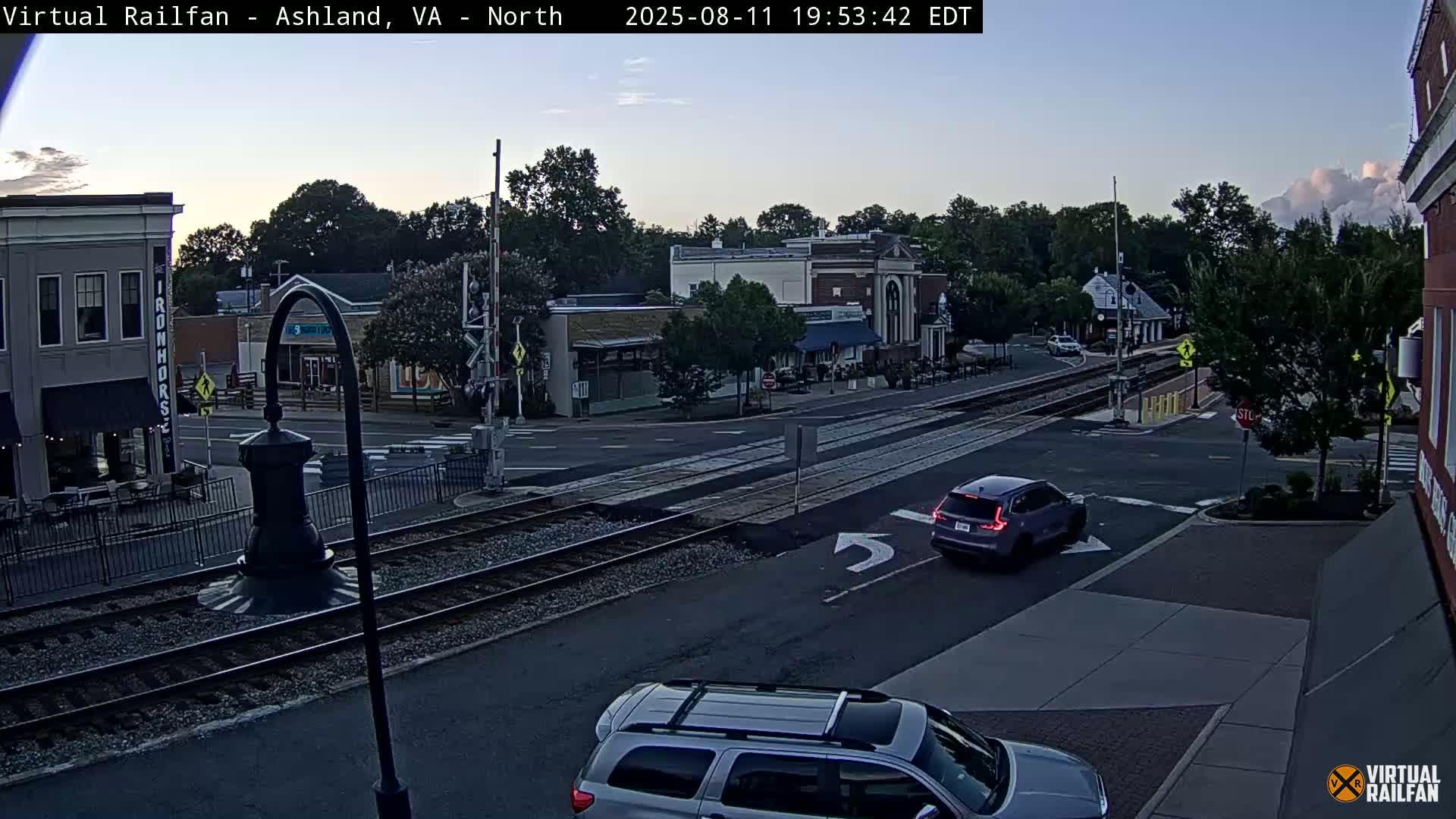 Ashland City East View & Railway Road Live Cam -  Ashland, Hanover, Virginia, USA 
