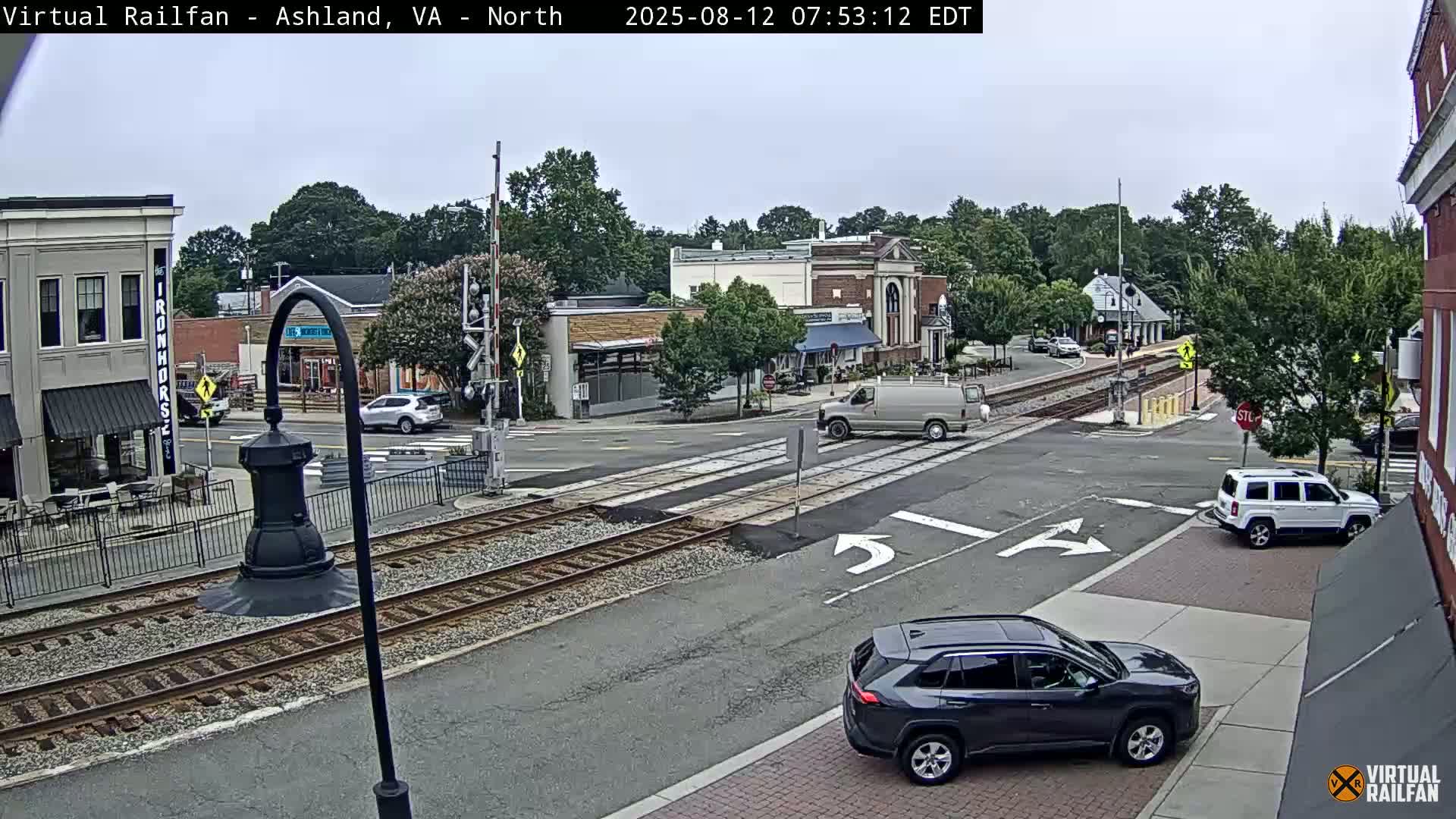 Ashland City East View & Railway Road Live Cam -  Ashland, Hanover, Virginia, USA 