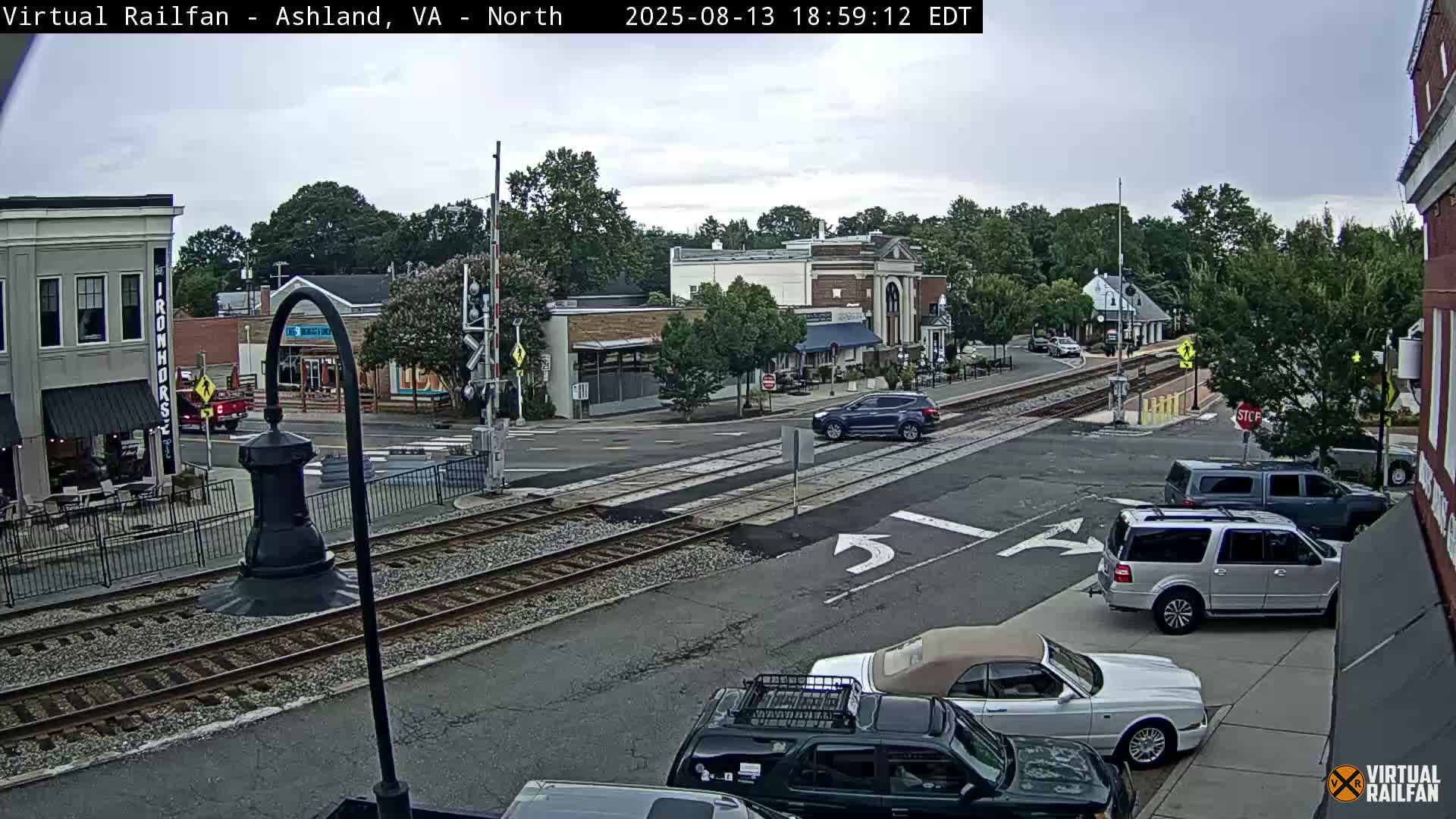 Ashland City East View & Railway Road Live Cam -  Ashland, Hanover, Virginia, USA 