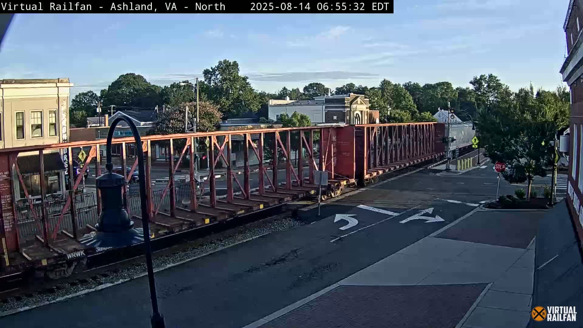 Ashland City East View & Railway Road Live Cam -  Ashland, Hanover, Virginia, USA 