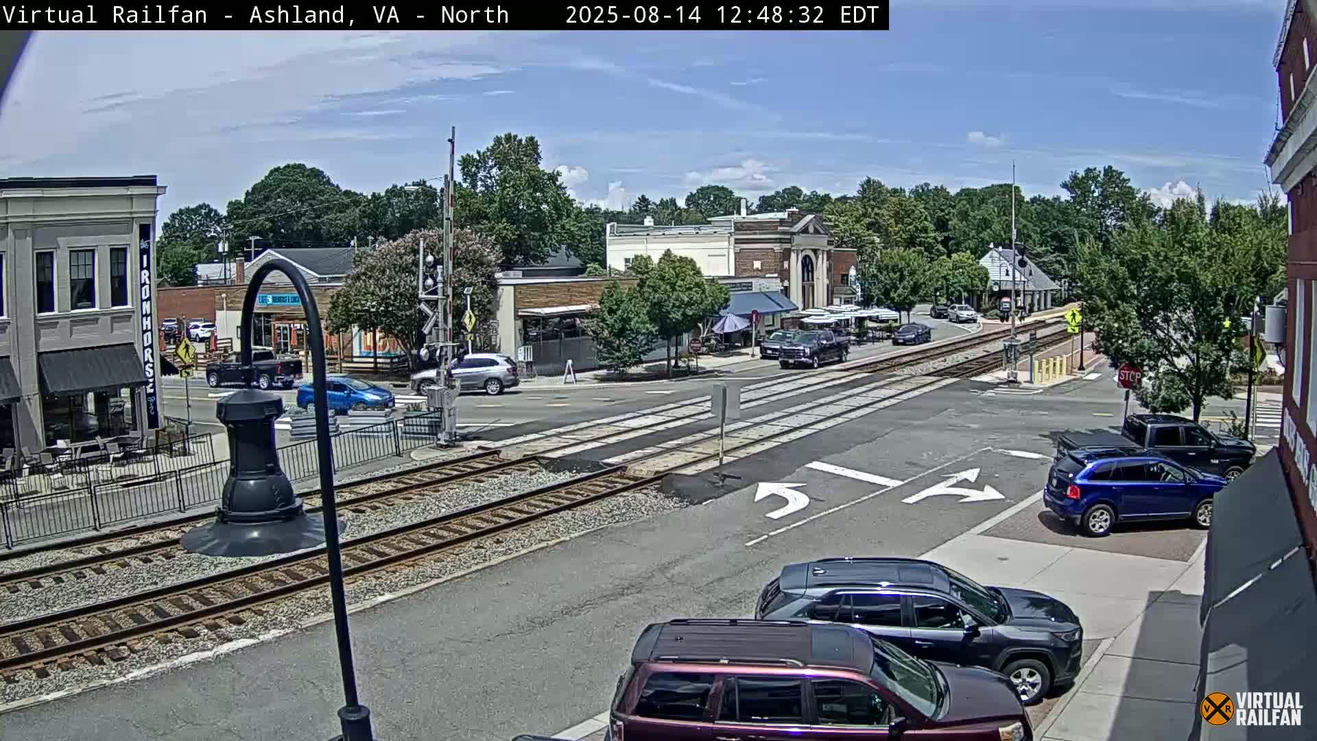 Ashland City East View & Railway Road Live Cam -  Ashland, Hanover, Virginia, USA 