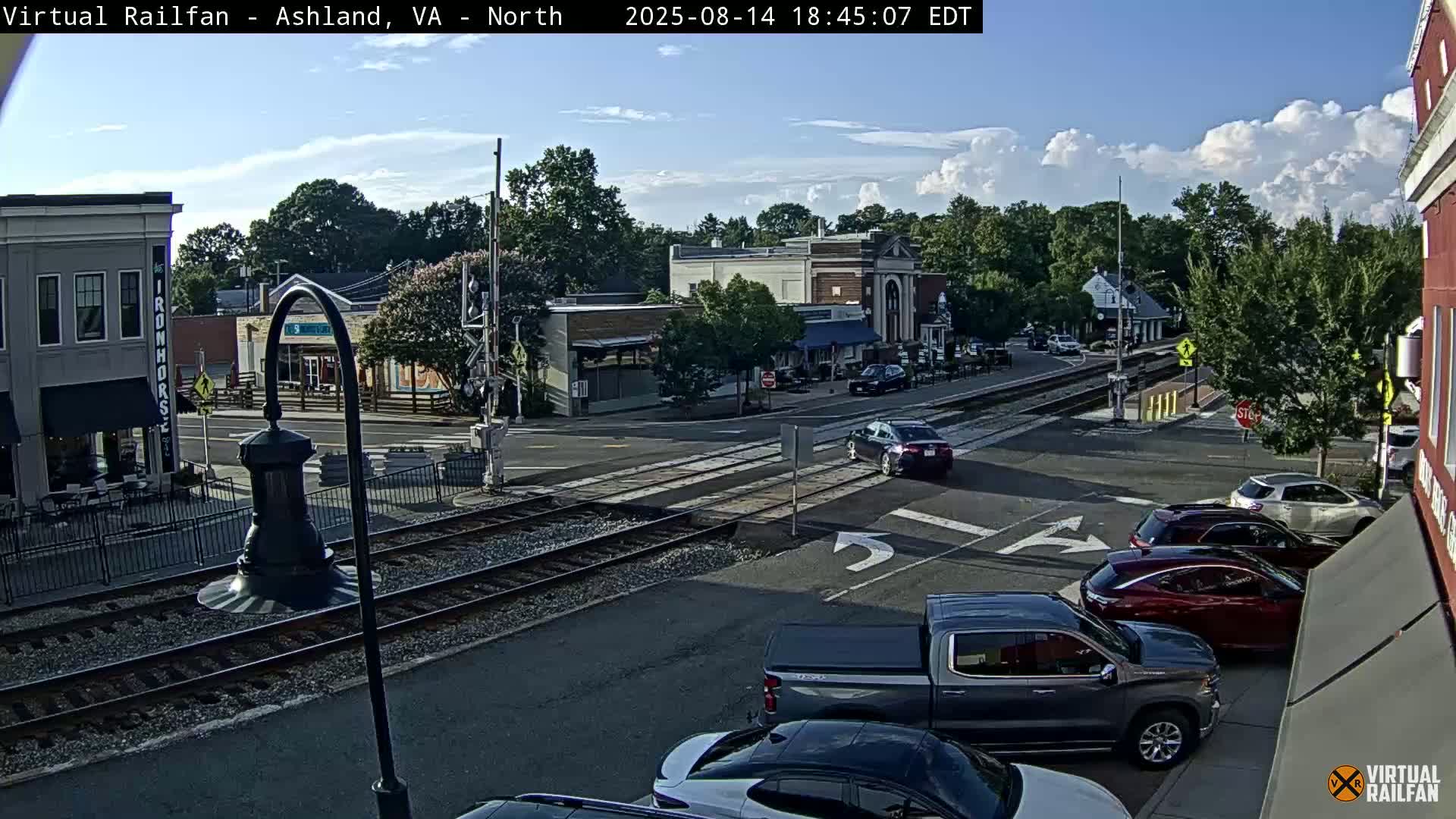 Ashland City East View & Railway Road Live Cam -  Ashland, Hanover, Virginia, USA 
