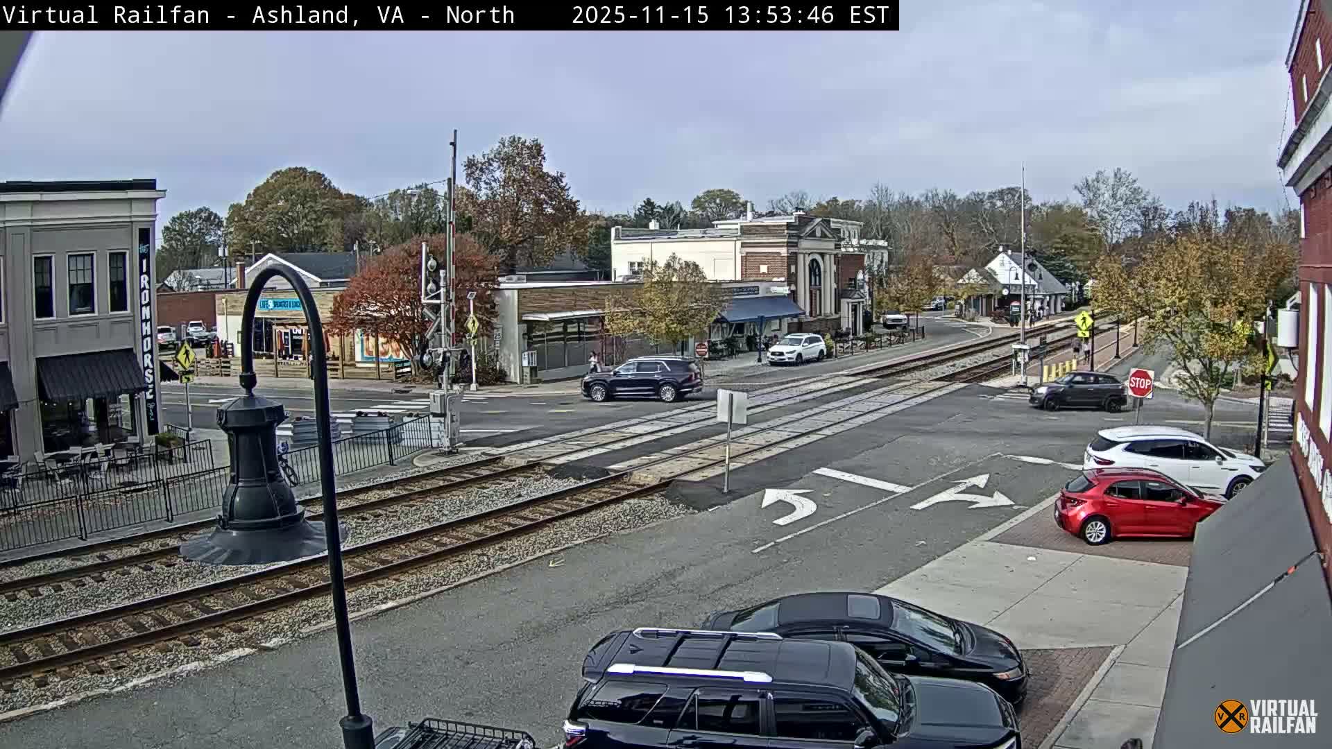 Ashland City East View & Railway Road Live Cam -  Ashland, Hanover, Virginia, USA 