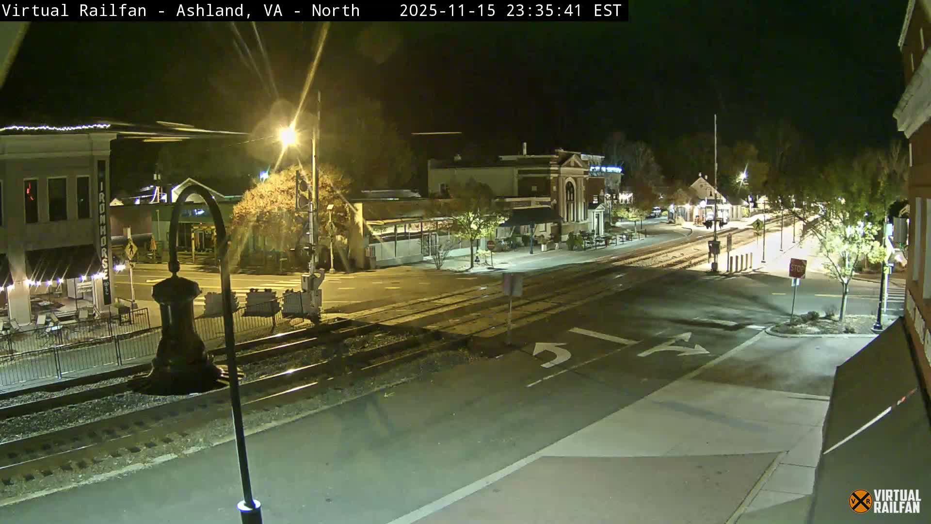 Ashland City East View & Railway Road Live Cam -  Ashland, Hanover, Virginia, USA 