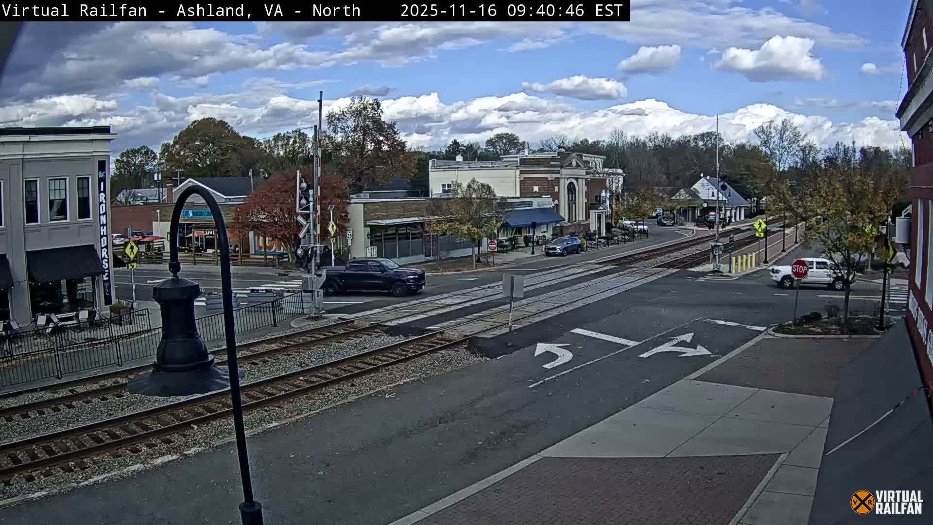 Ashland City East View & Railway Road Live Cam -  Ashland, Hanover, Virginia, USA 