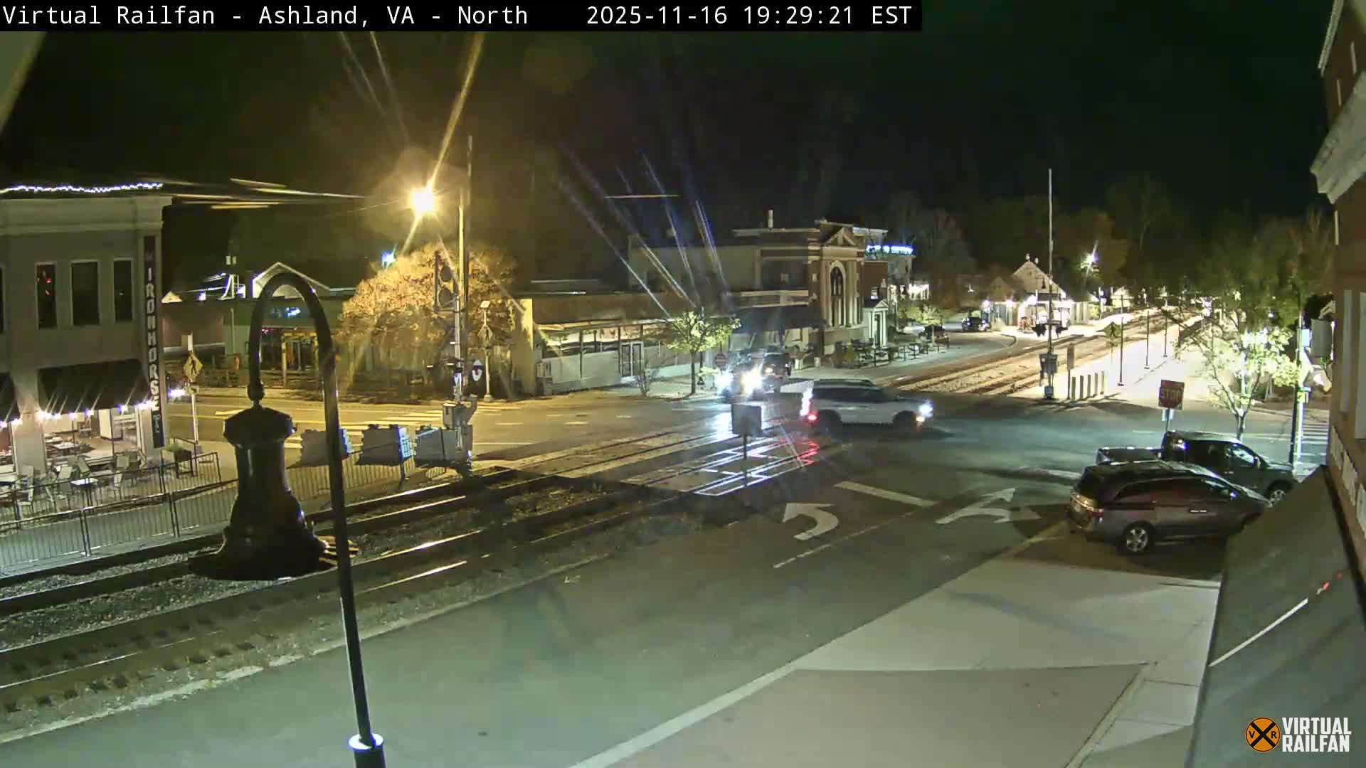 Ashland City East View & Railway Road Live Cam -  Ashland, Hanover, Virginia, USA 