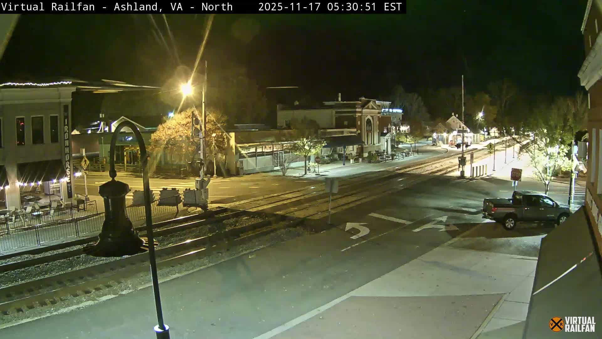 Ashland City East View & Railway Road Live Cam -  Ashland, Hanover, Virginia, USA 