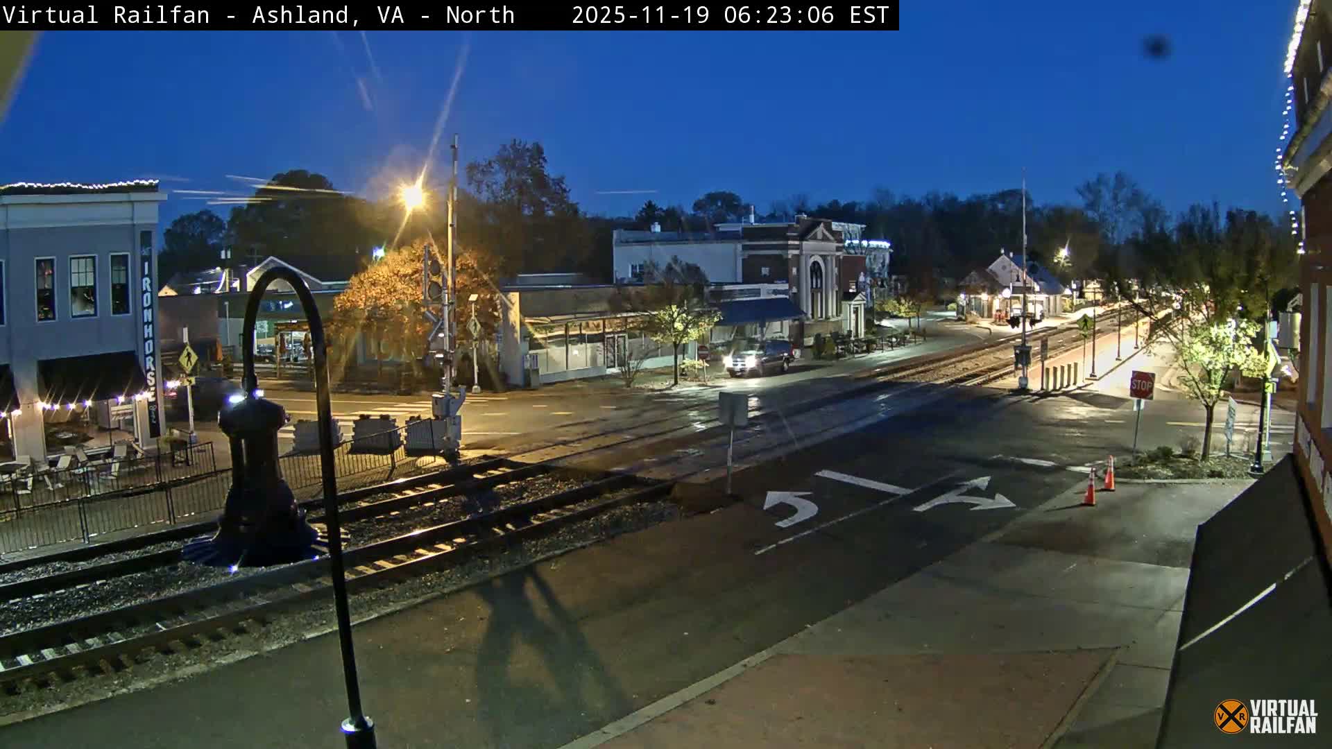 Ashland City East View & Railway Road Live Cam -  Ashland, Hanover, Virginia, USA 