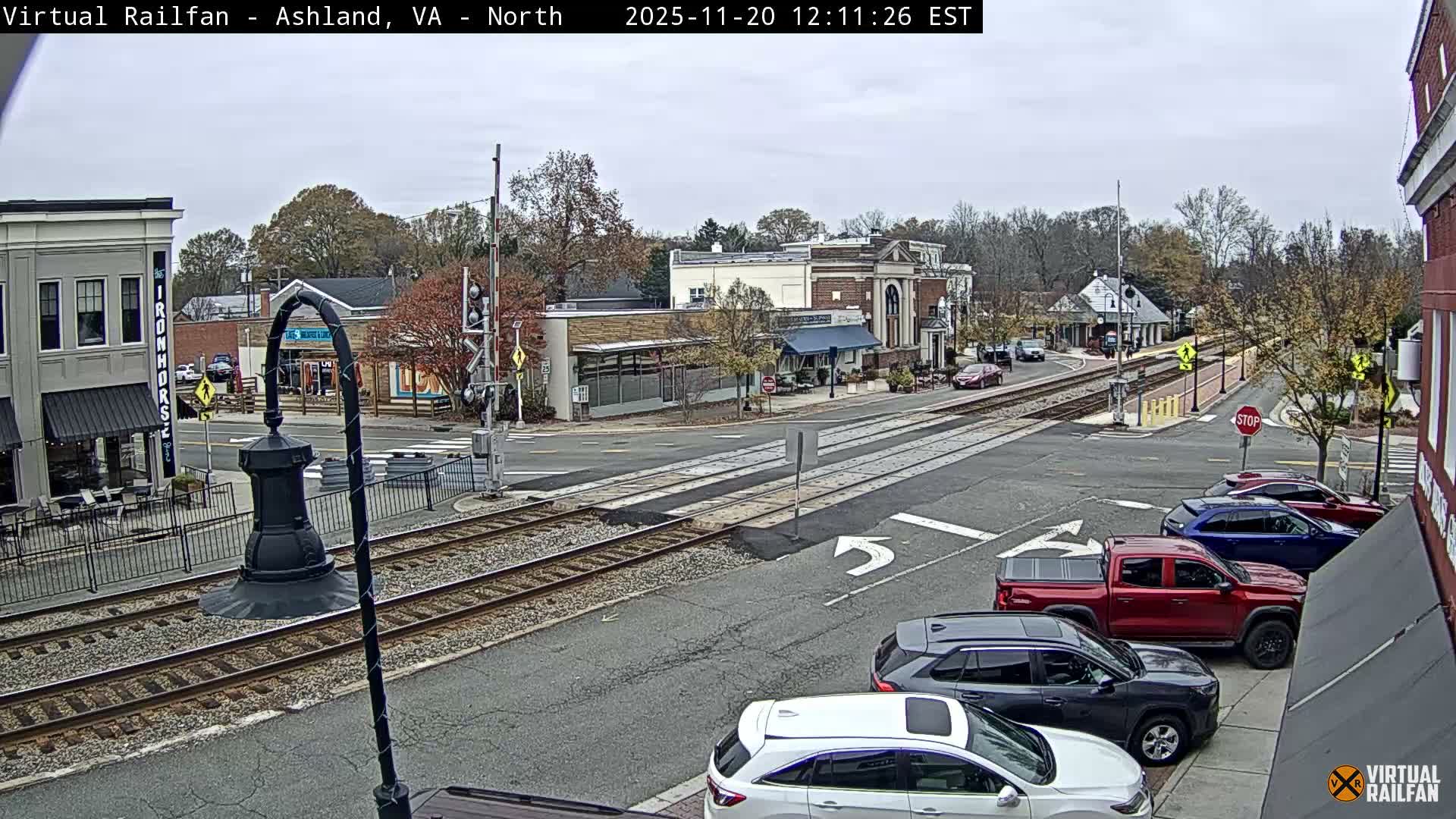 Ashland City East View & Railway Road Live Cam -  Ashland, Hanover, Virginia, USA 