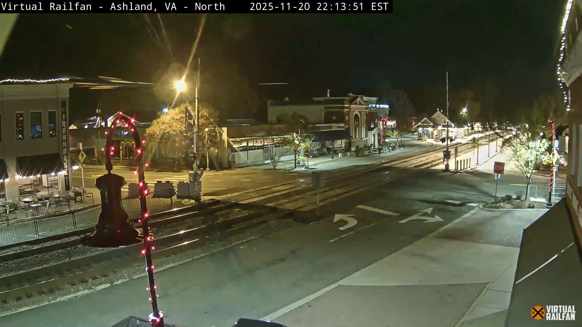 Ashland City East View & Railway Road Live Cam -  Ashland, Hanover, Virginia, USA 