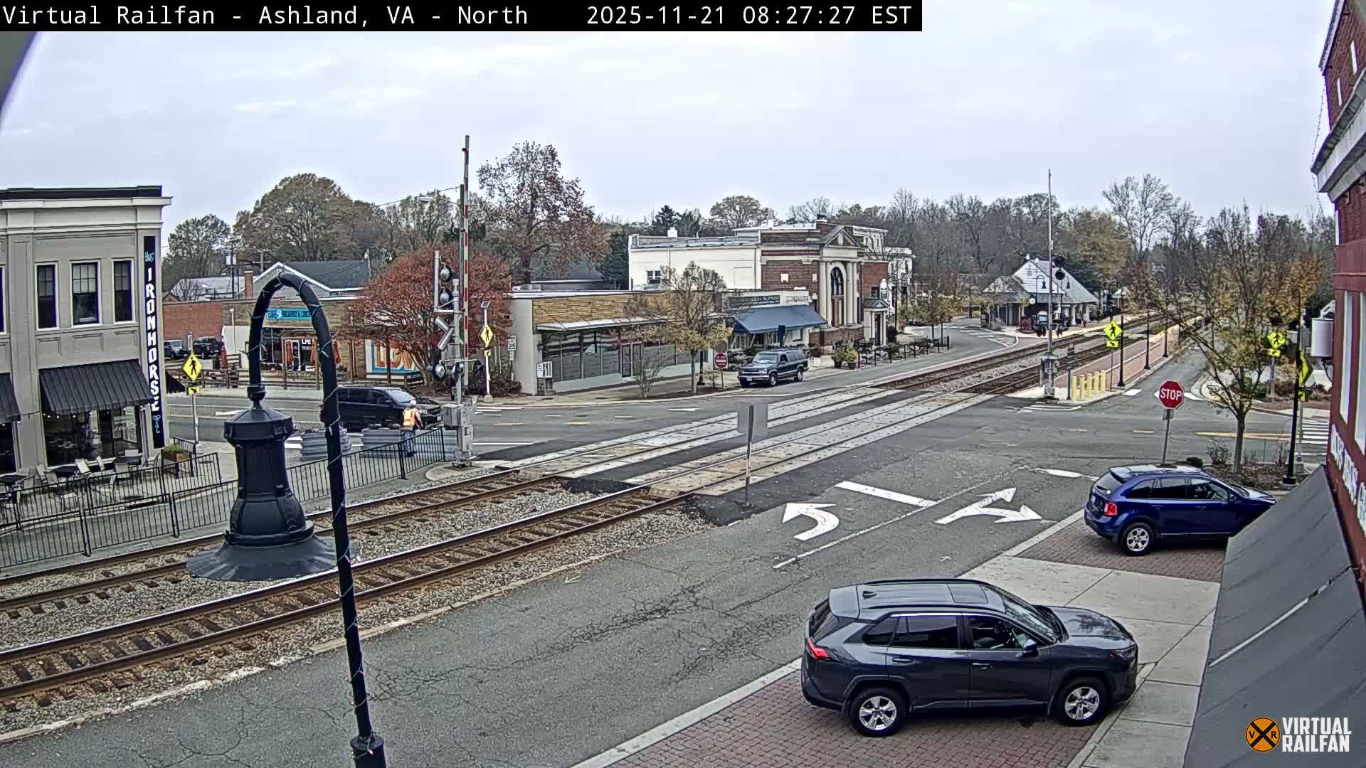 Ashland City East View & Railway Road Live Cam -  Ashland, Hanover, Virginia, USA 