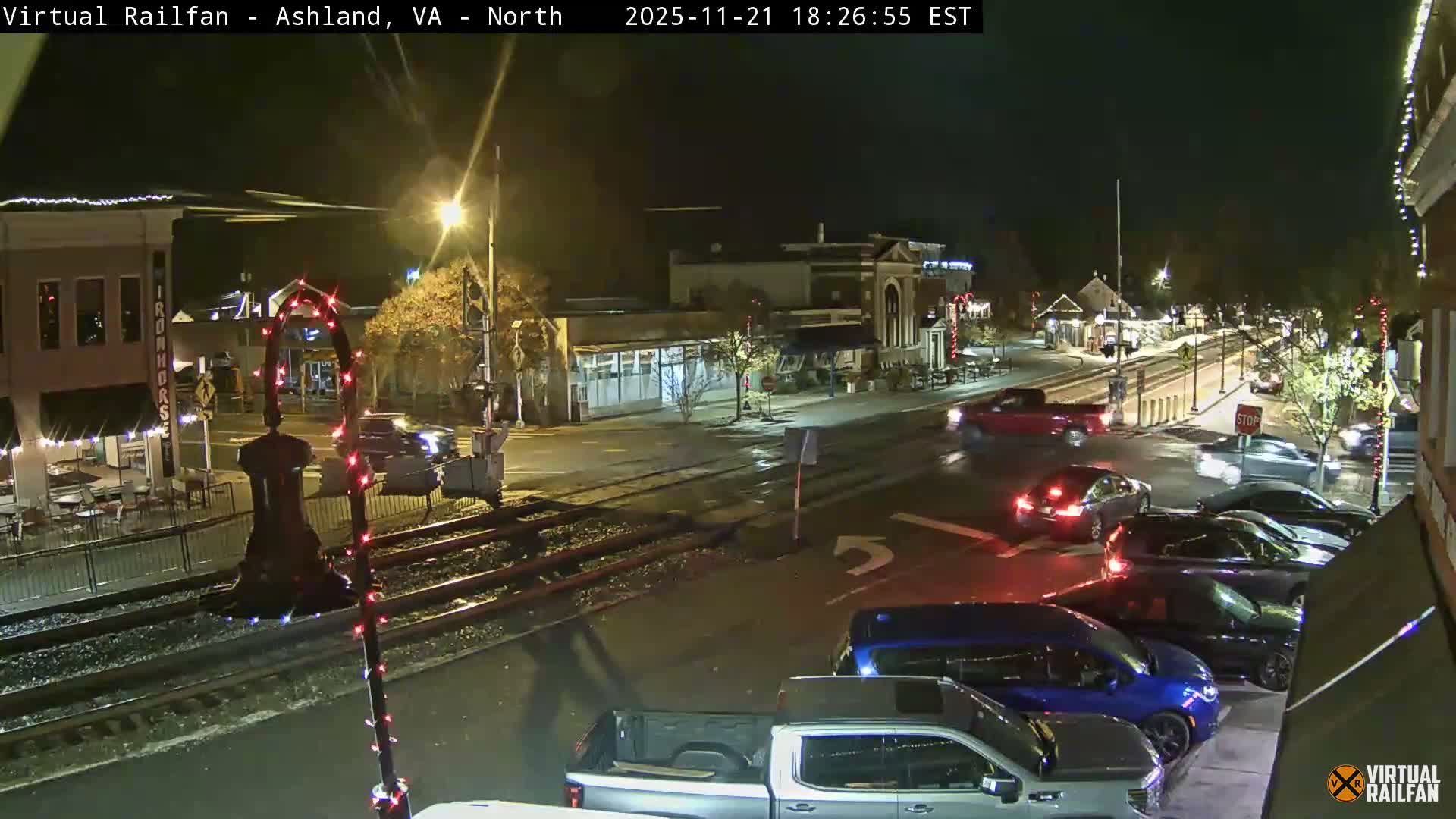 Ashland City East View & Railway Road Live Cam -  Ashland, Hanover, Virginia, USA 