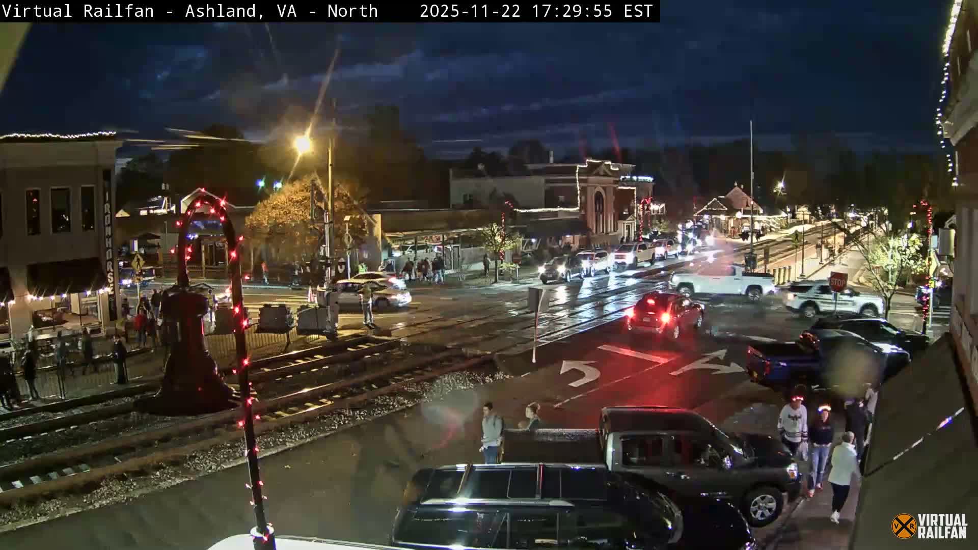Ashland City East View & Railway Road Live Cam -  Ashland, Hanover, Virginia, USA 