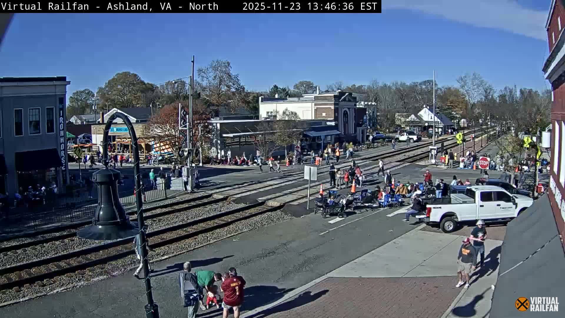 Ashland City East View & Railway Road Live Cam -  Ashland, Hanover, Virginia, USA 