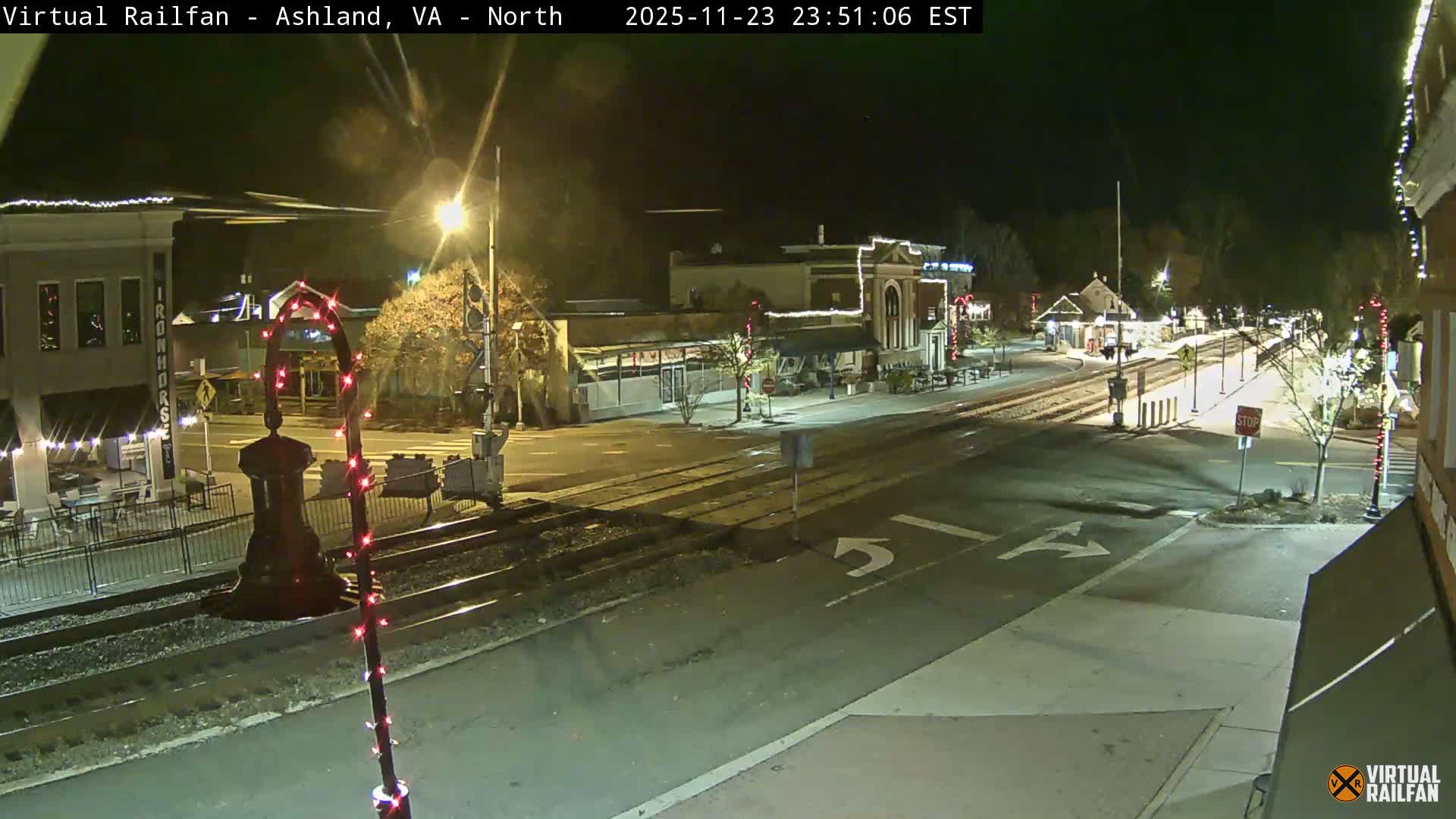 Ashland City East View & Railway Road Live Cam -  Ashland, Hanover, Virginia, USA 