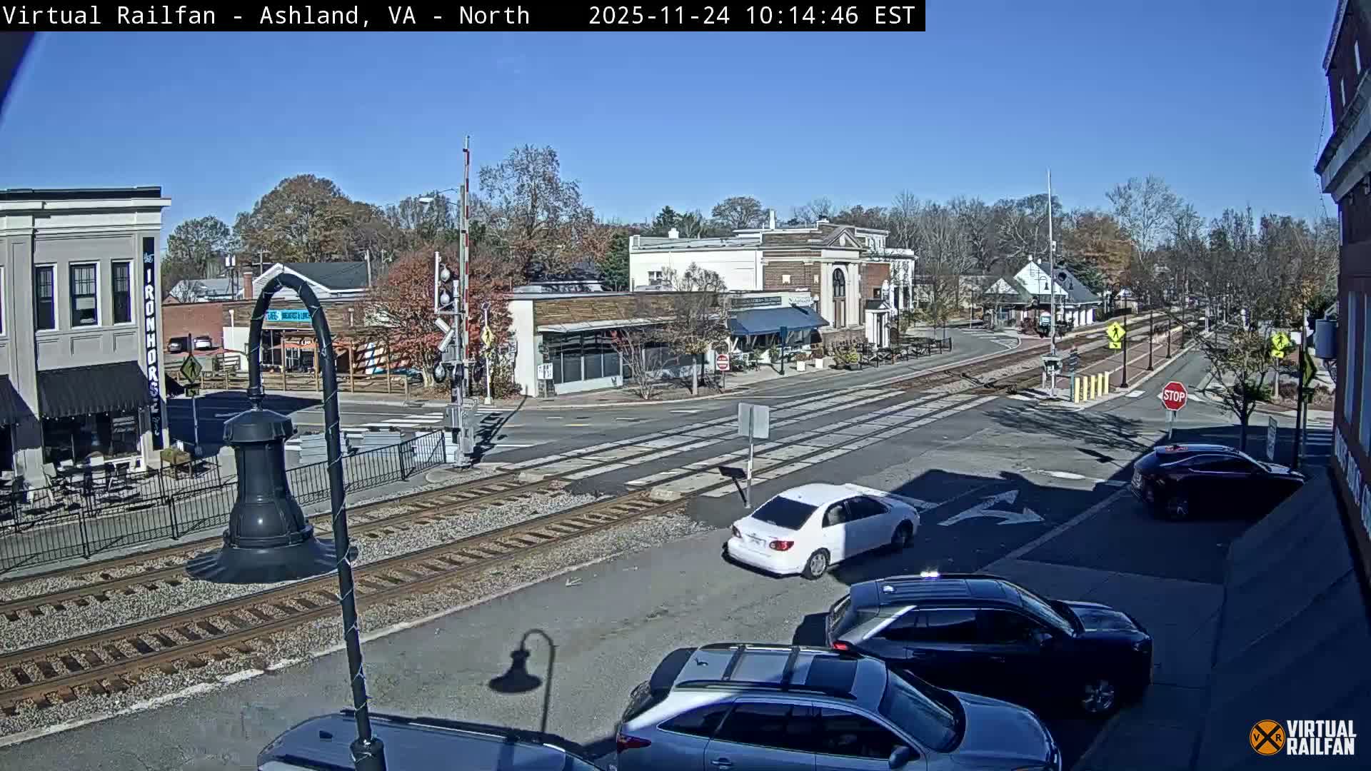Ashland City East View & Railway Road Live Cam -  Ashland, Hanover, Virginia, USA 