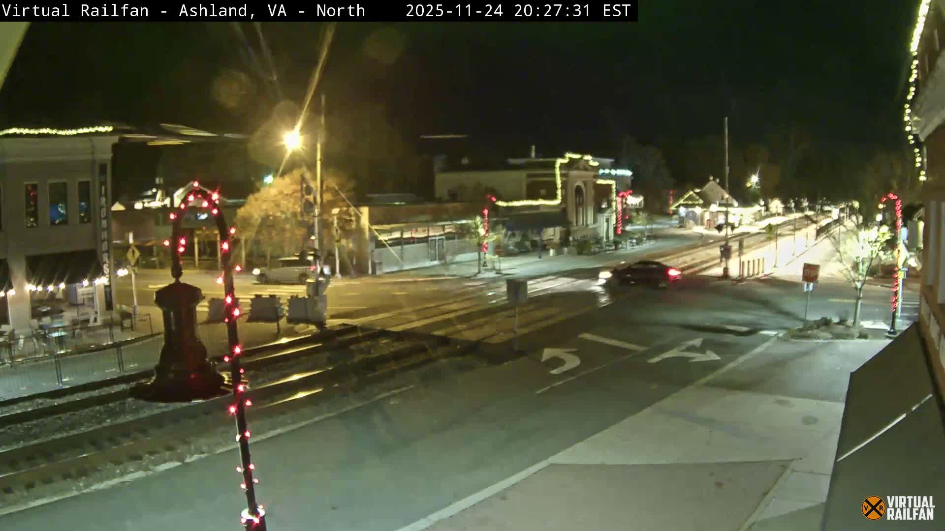 Ashland City East View & Railway Road Live Cam -  Ashland, Hanover, Virginia, USA 