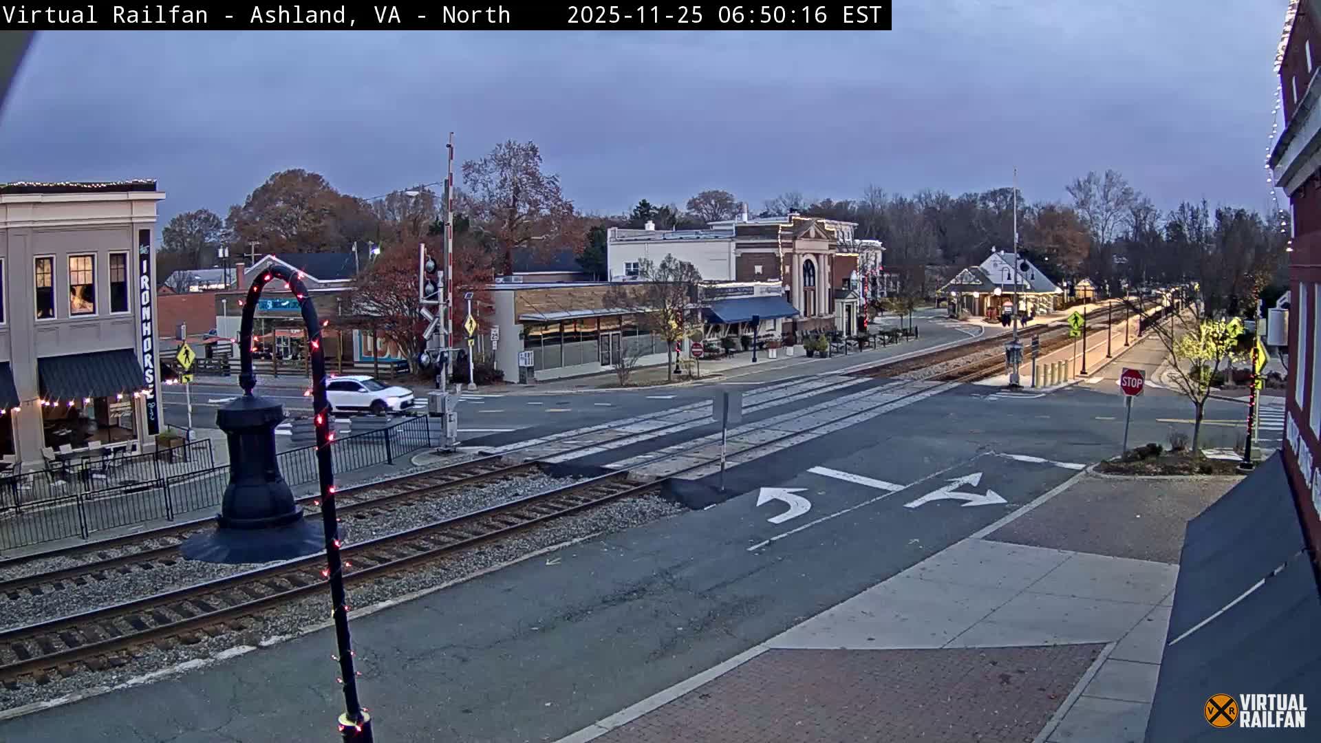 Ashland City East View & Railway Road Live Cam -  Ashland, Hanover, Virginia, USA 