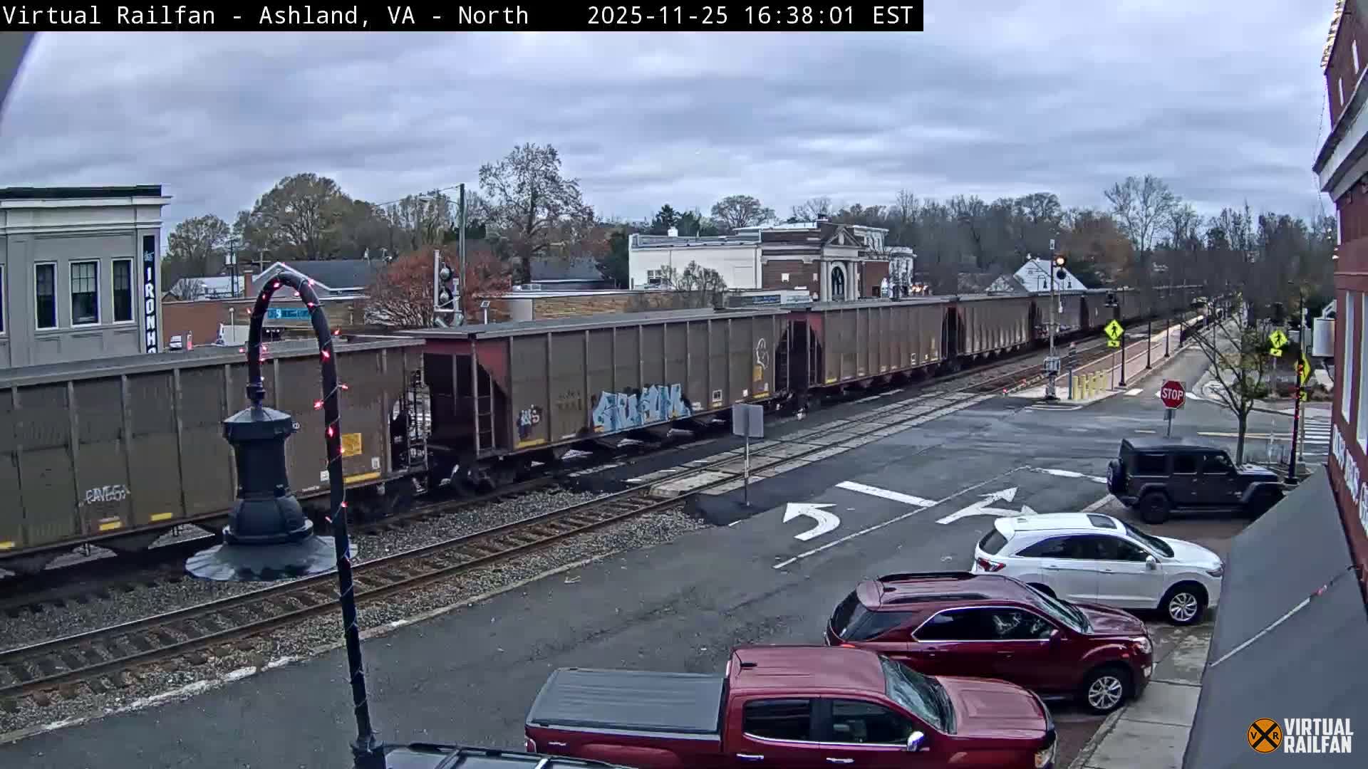 Ashland City East View & Railway Road Live Cam -  Ashland, Hanover, Virginia, USA 