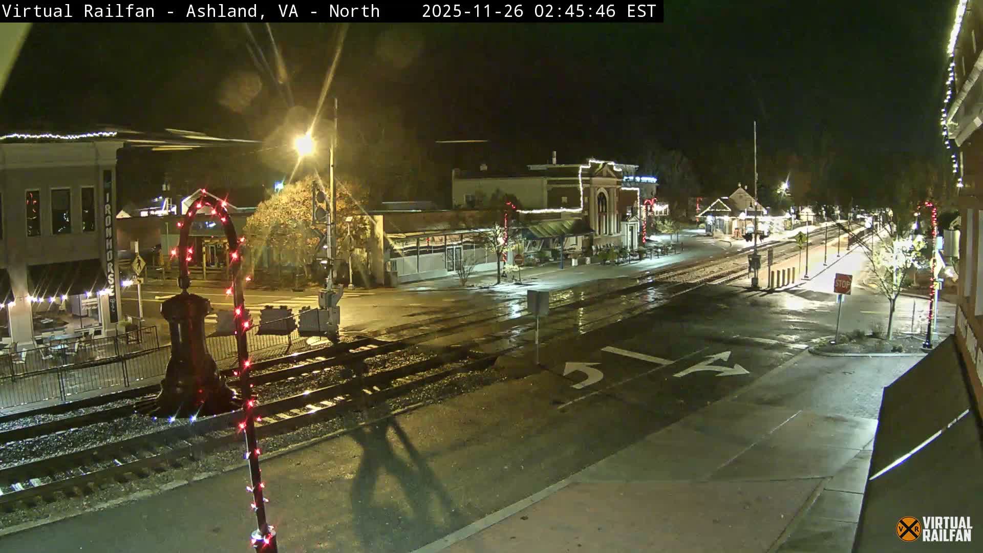 Ashland City East View & Railway Road Live Cam -  Ashland, Hanover, Virginia, USA 