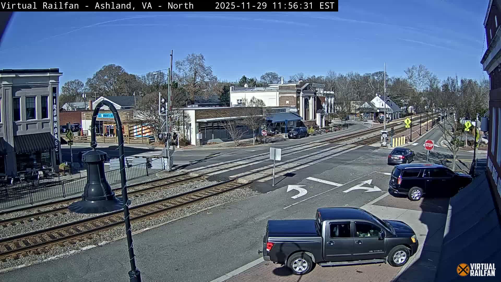 Ashland City East View & Railway Road Live Cam -  Ashland, Hanover, Virginia, USA 