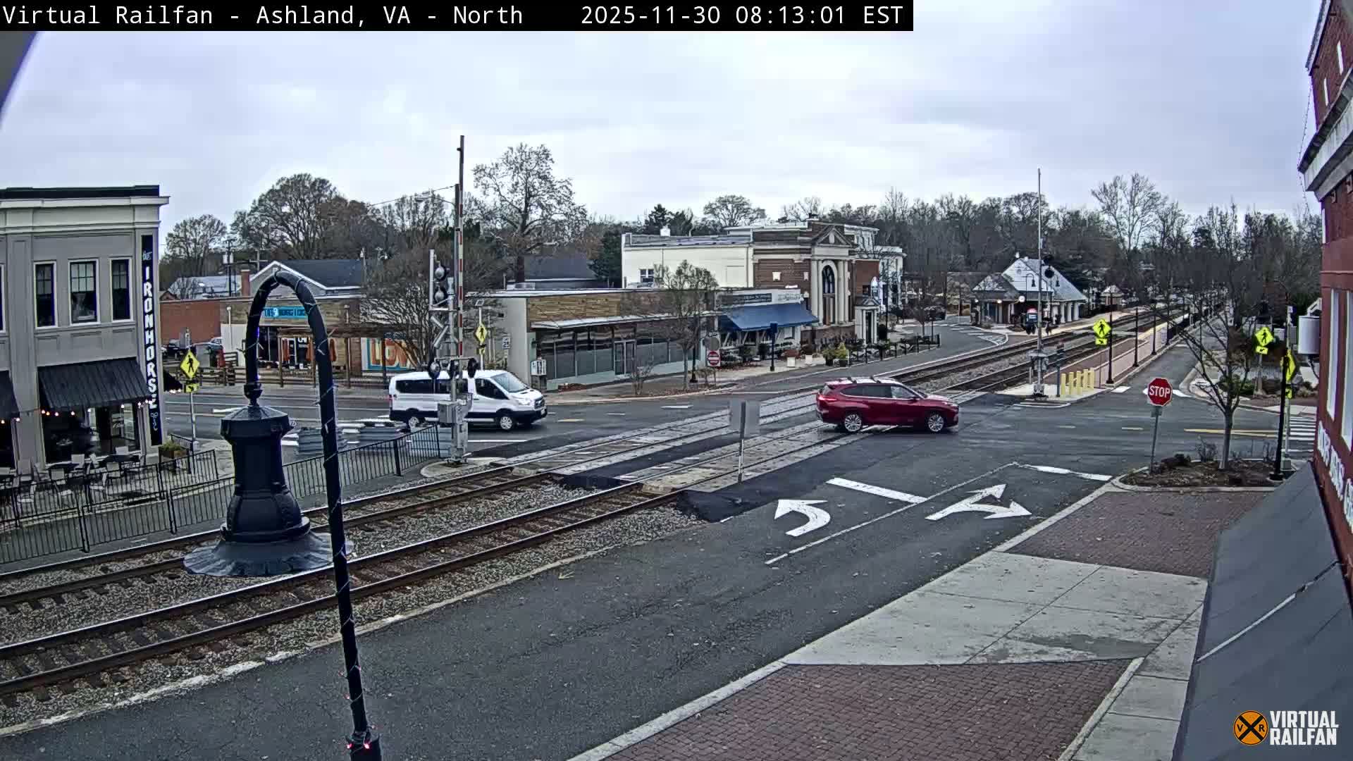 Ashland City East View & Railway Road Live Cam -  Ashland, Hanover, Virginia, USA 