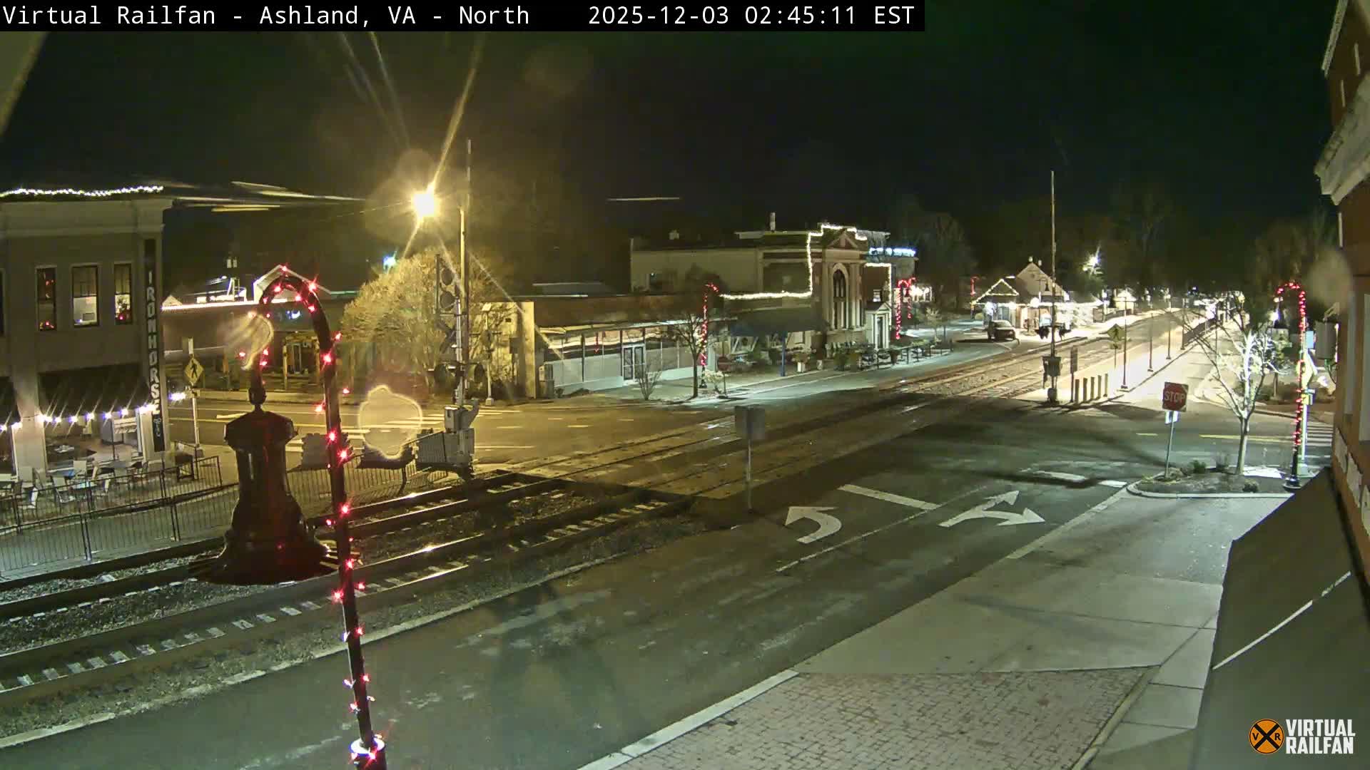 Ashland City East View & Railway Road Live Cam -  Ashland, Hanover, Virginia, USA 