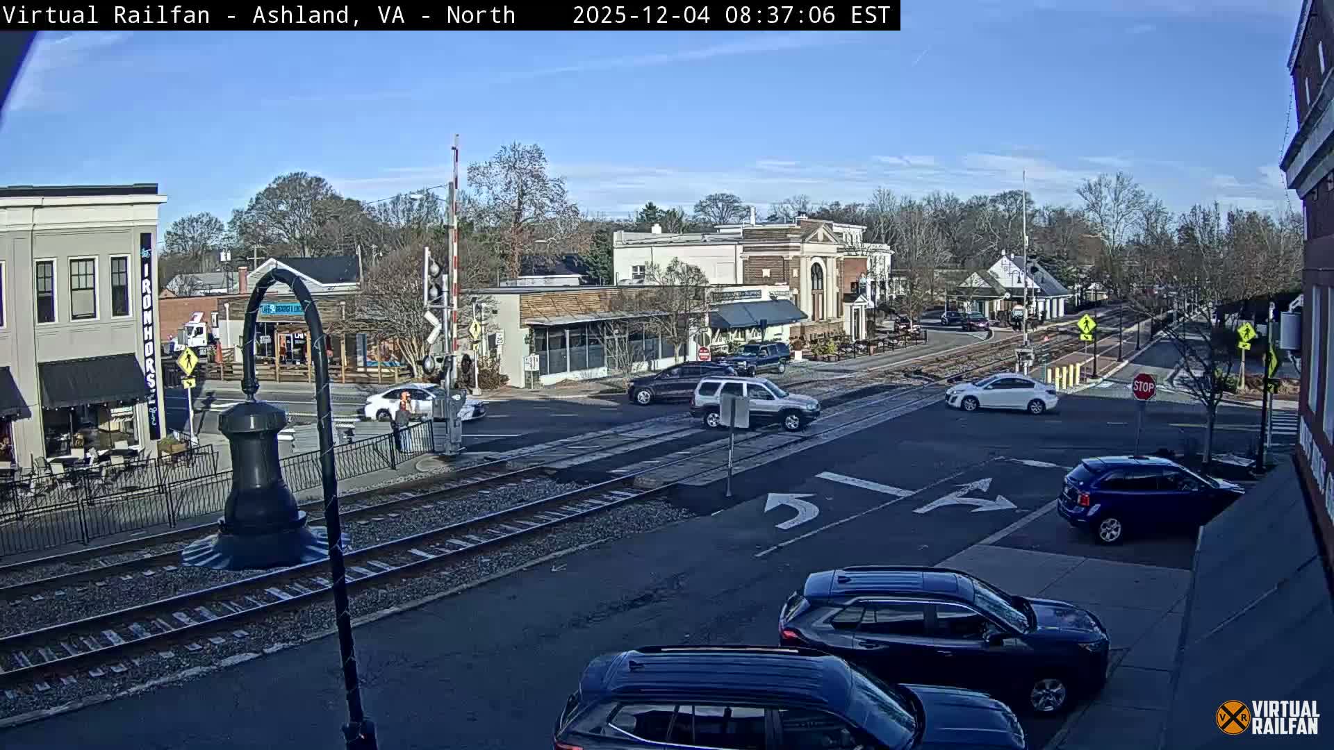Ashland City East View & Railway Road Live Cam -  Ashland, Hanover, Virginia, USA 