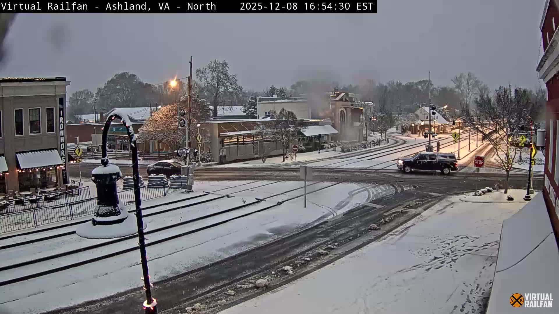 Ashland City East View & Railway Road Live Cam -  Ashland, Hanover, Virginia, USA 