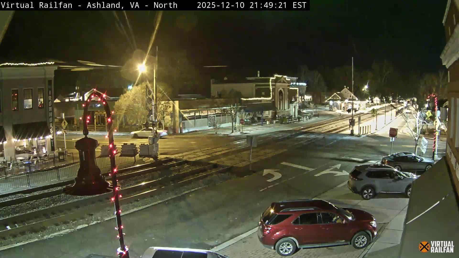 Ashland City East View & Railway Road Live Cam -  Ashland, Hanover, Virginia, USA 