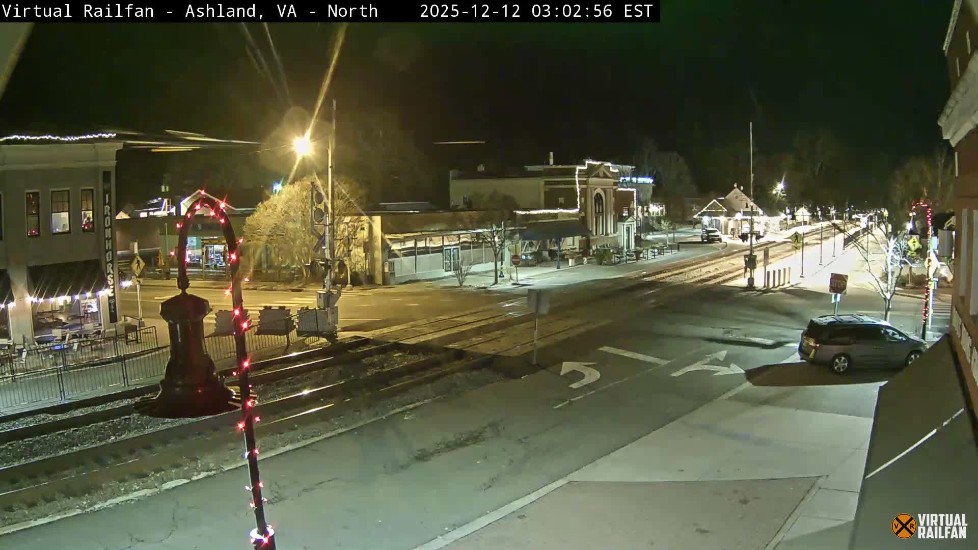 Ashland City East View & Railway Road Live Cam -  Ashland, Hanover, Virginia, USA 