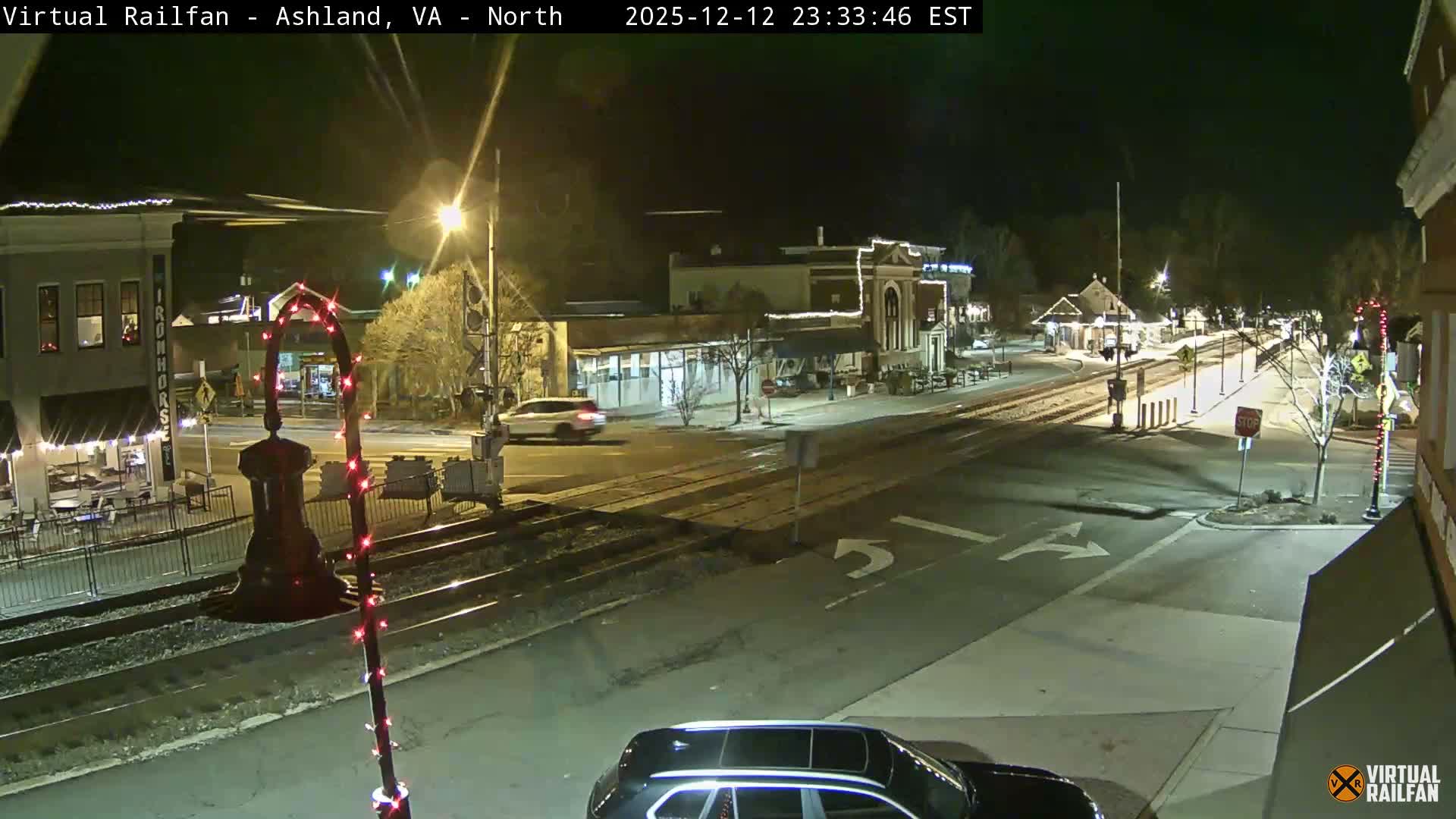 Ashland City East View & Railway Road Live Cam -  Ashland, Hanover, Virginia, USA 