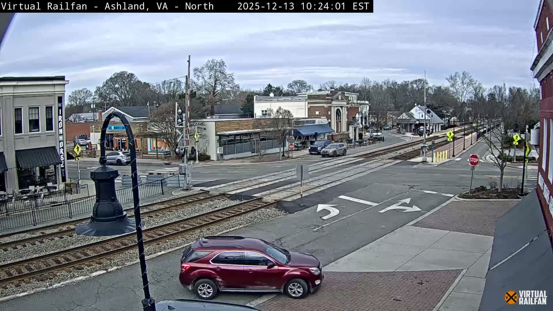 Ashland City East View & Railway Road Live Cam -  Ashland, Hanover, Virginia, USA 