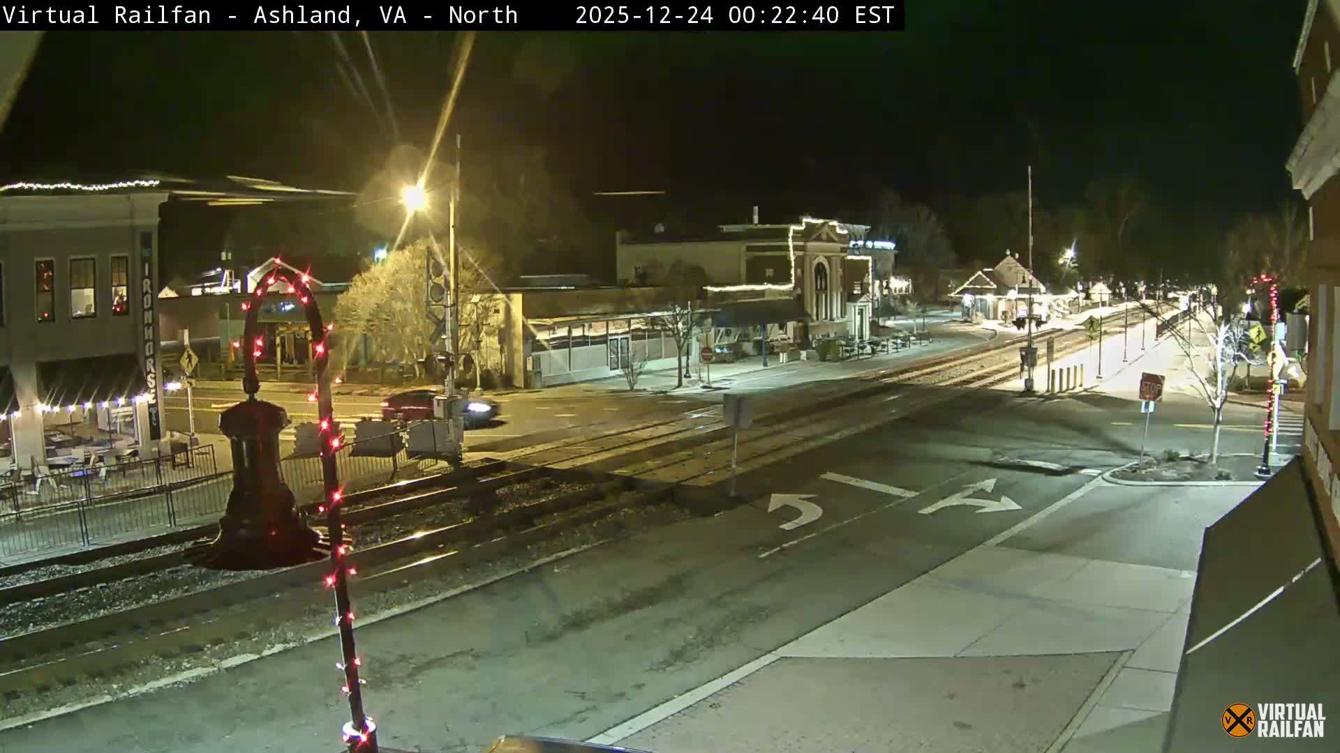 Ashland City East View & Railway Road Live Cam -  Ashland, Hanover, Virginia, USA 