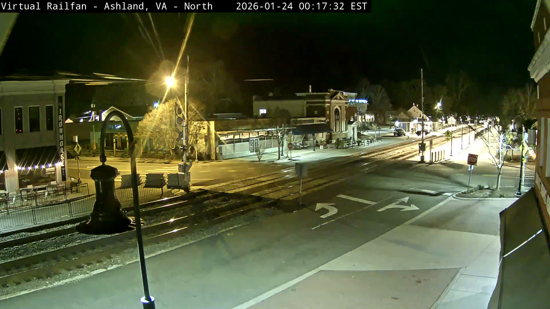 Ashland City East View & Railway Road Live Cam -  Ashland, Hanover, Virginia, USA 