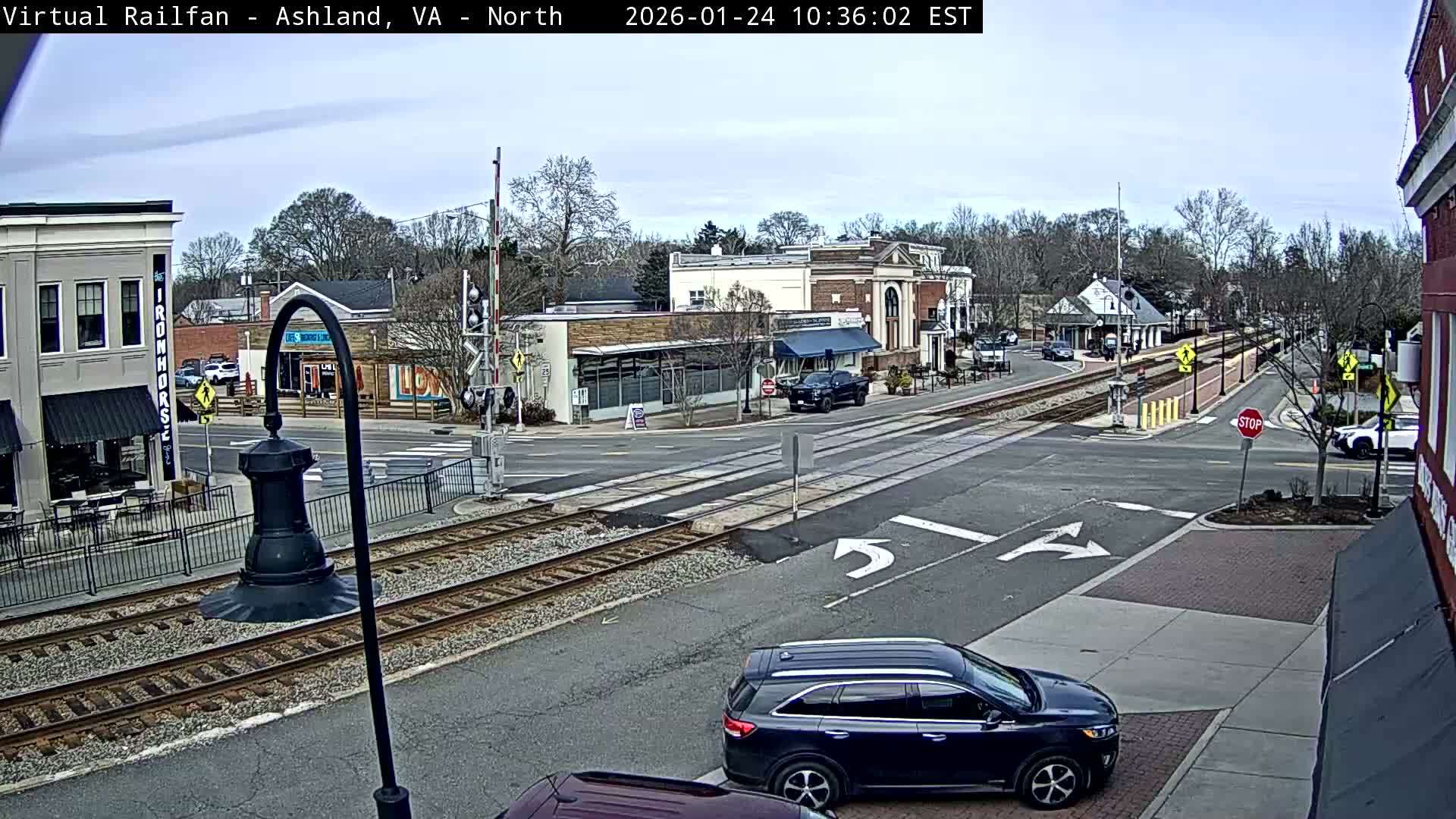 Ashland City East View & Railway Road Live Cam -  Ashland, Hanover, Virginia, USA 