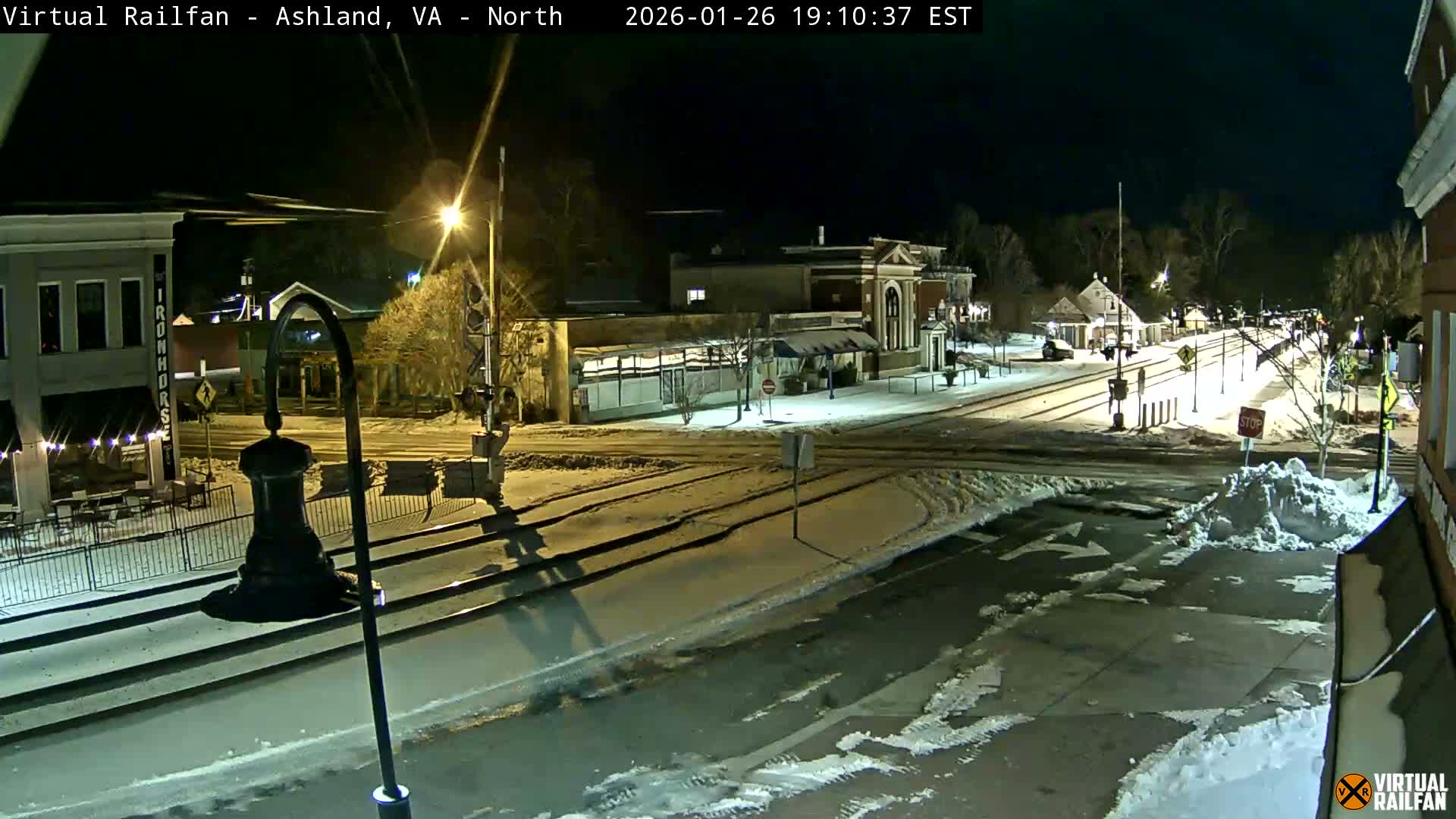 Ashland City East View & Railway Road Live Cam -  Ashland, Hanover, Virginia, USA 