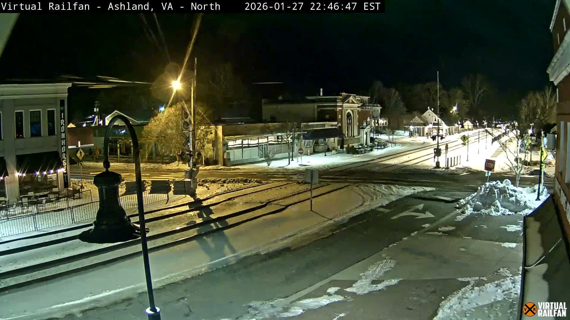 Ashland City East View & Railway Road Live Cam -  Ashland, Hanover, Virginia, USA 