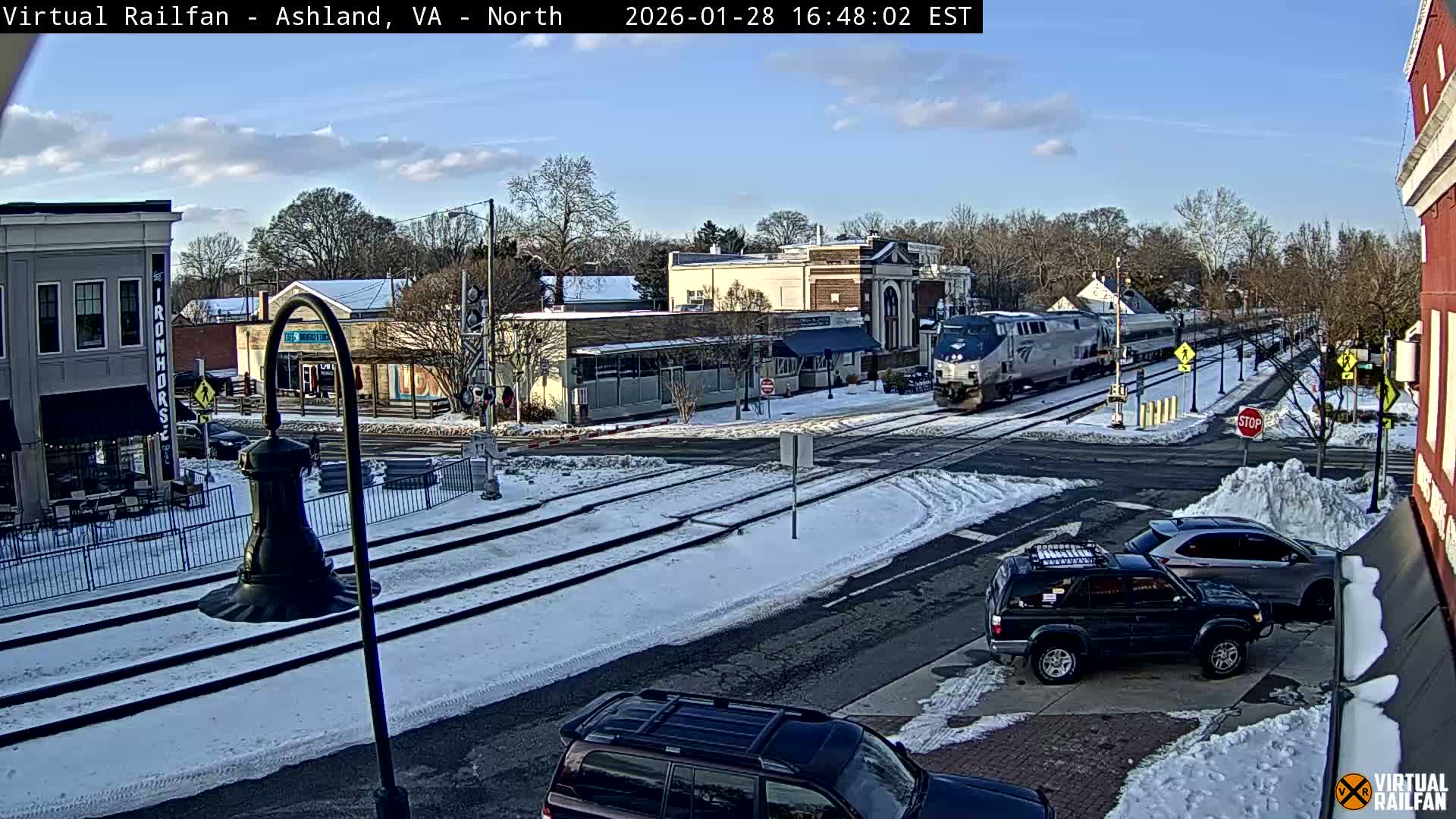 Ashland City East View & Railway Road Live Cam -  Ashland, Hanover, Virginia, USA 