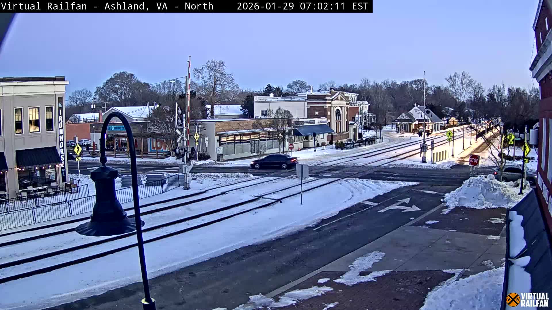 Ashland City East View & Railway Road Live Cam -  Ashland, Hanover, Virginia, USA 