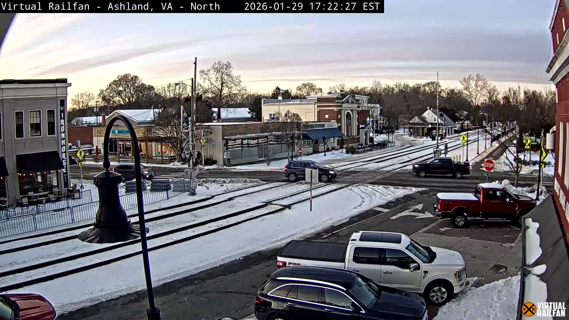 Ashland City East View & Railway Road Live Cam -  Ashland, Hanover, Virginia, USA 