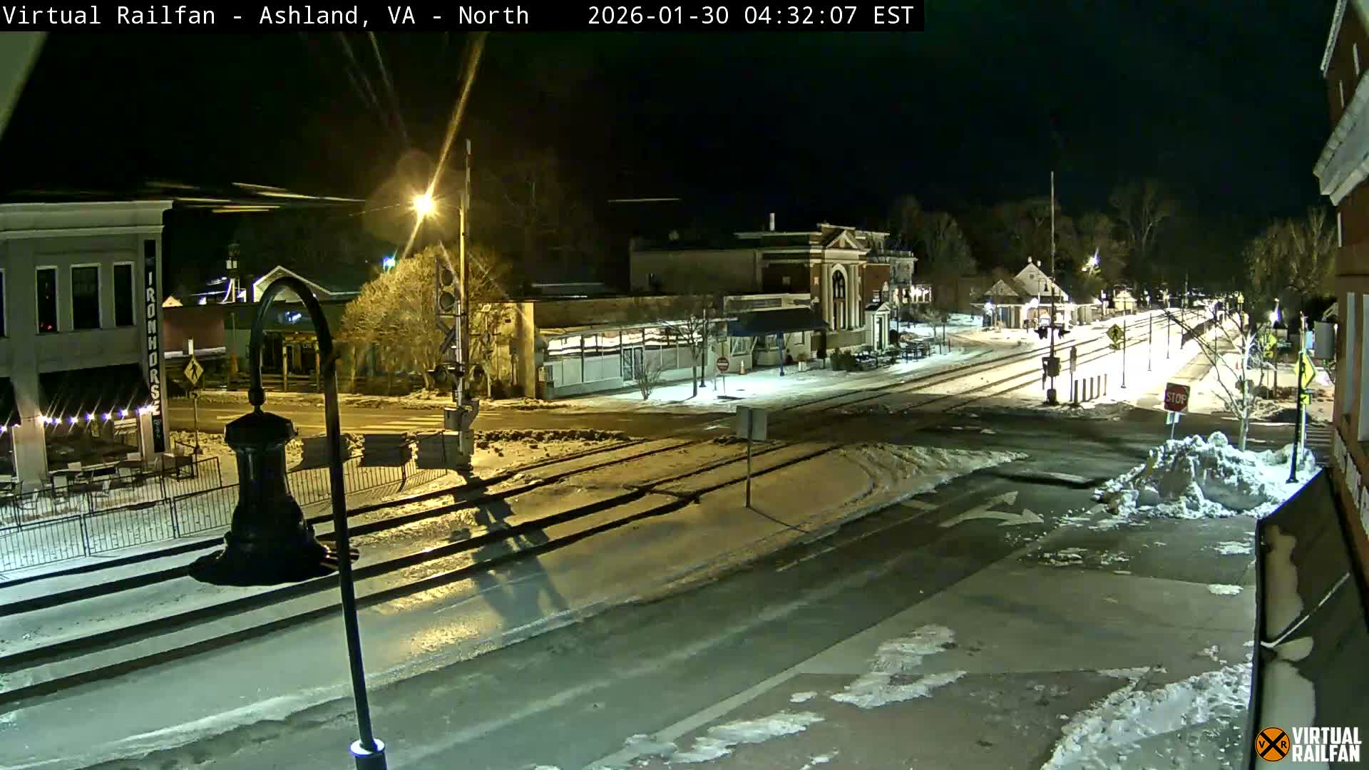 Ashland City East View & Railway Road Live Cam -  Ashland, Hanover, Virginia, USA 