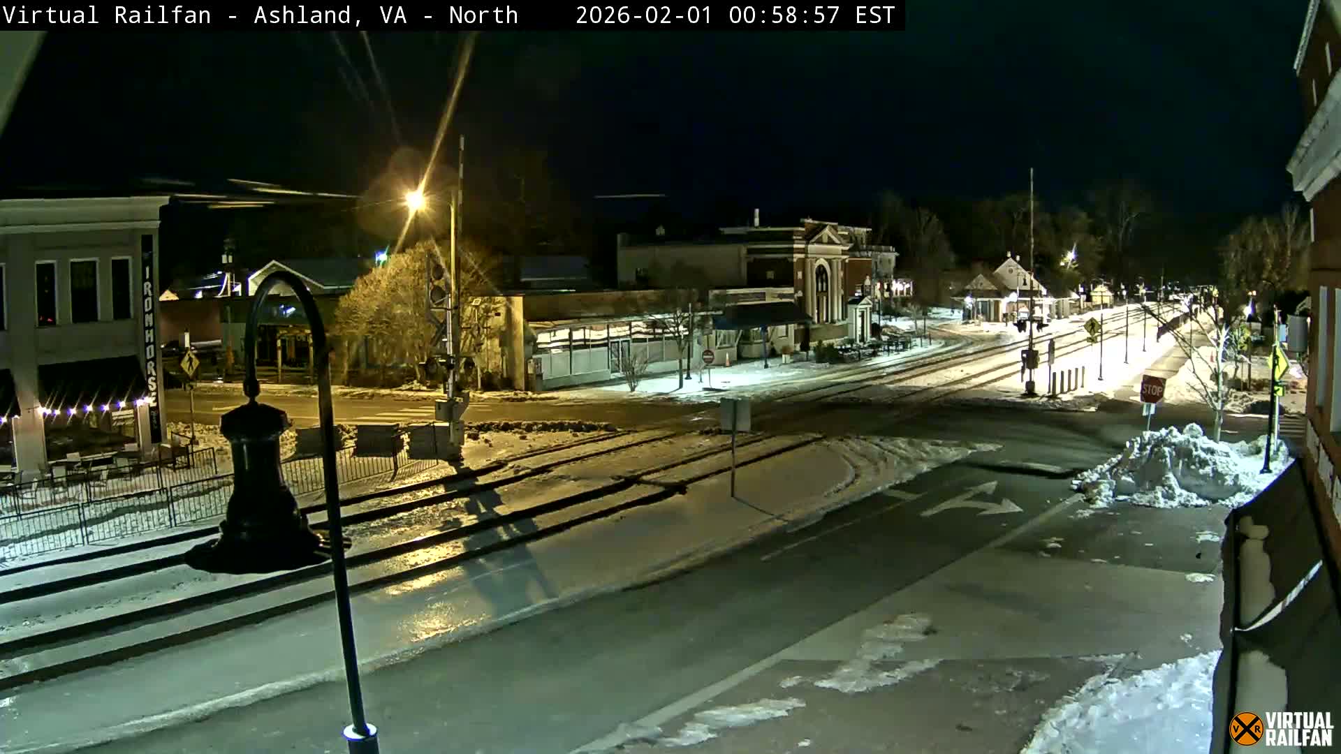 Ashland City East View & Railway Road Live Cam -  Ashland, Hanover, Virginia, USA 
