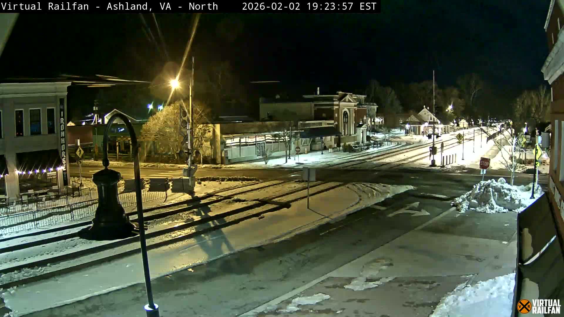 Ashland City East View & Railway Road Live Cam -  Ashland, Hanover, Virginia, USA 