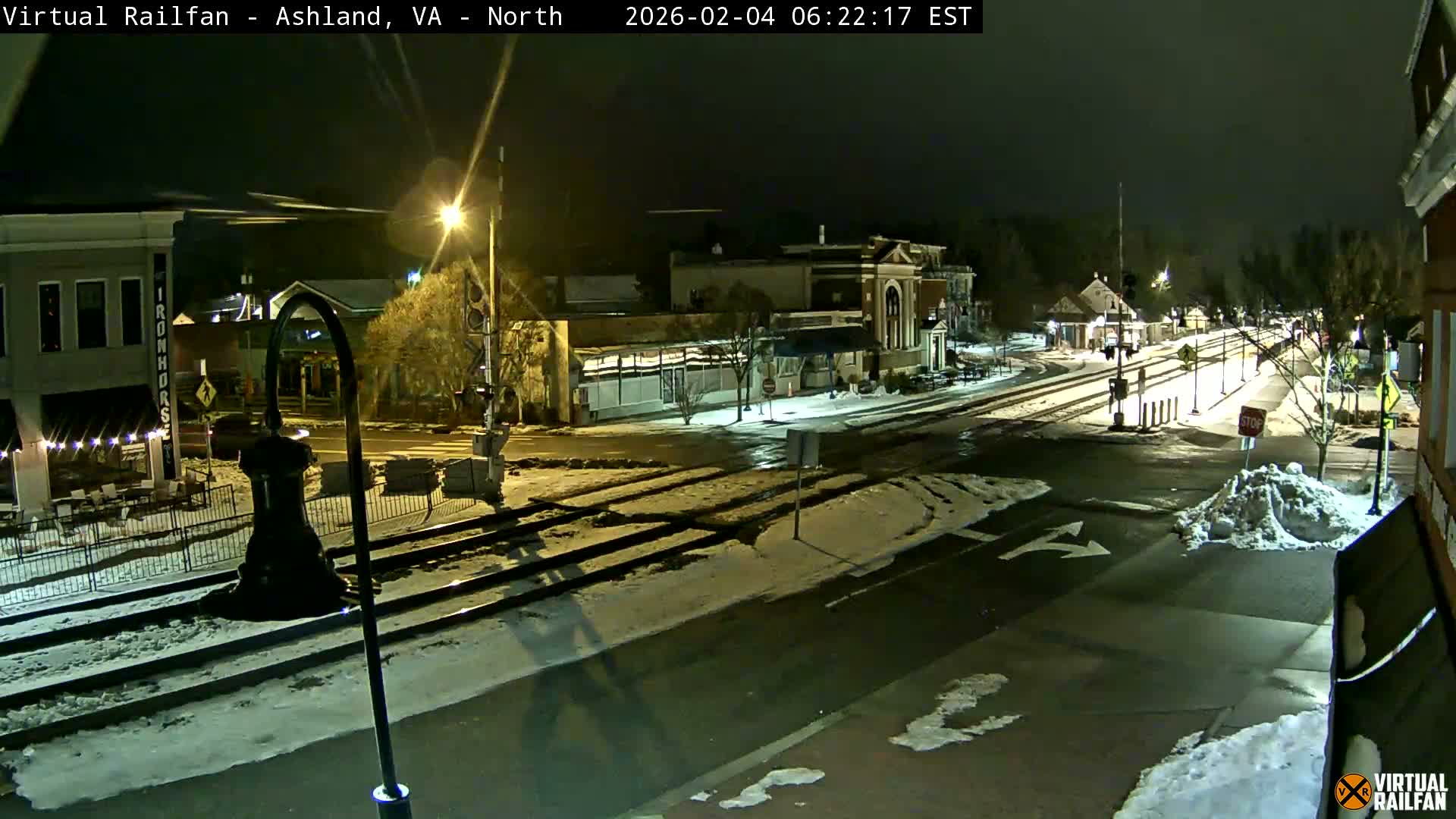 Ashland City East View & Railway Road Live Cam -  Ashland, Hanover, Virginia, USA 