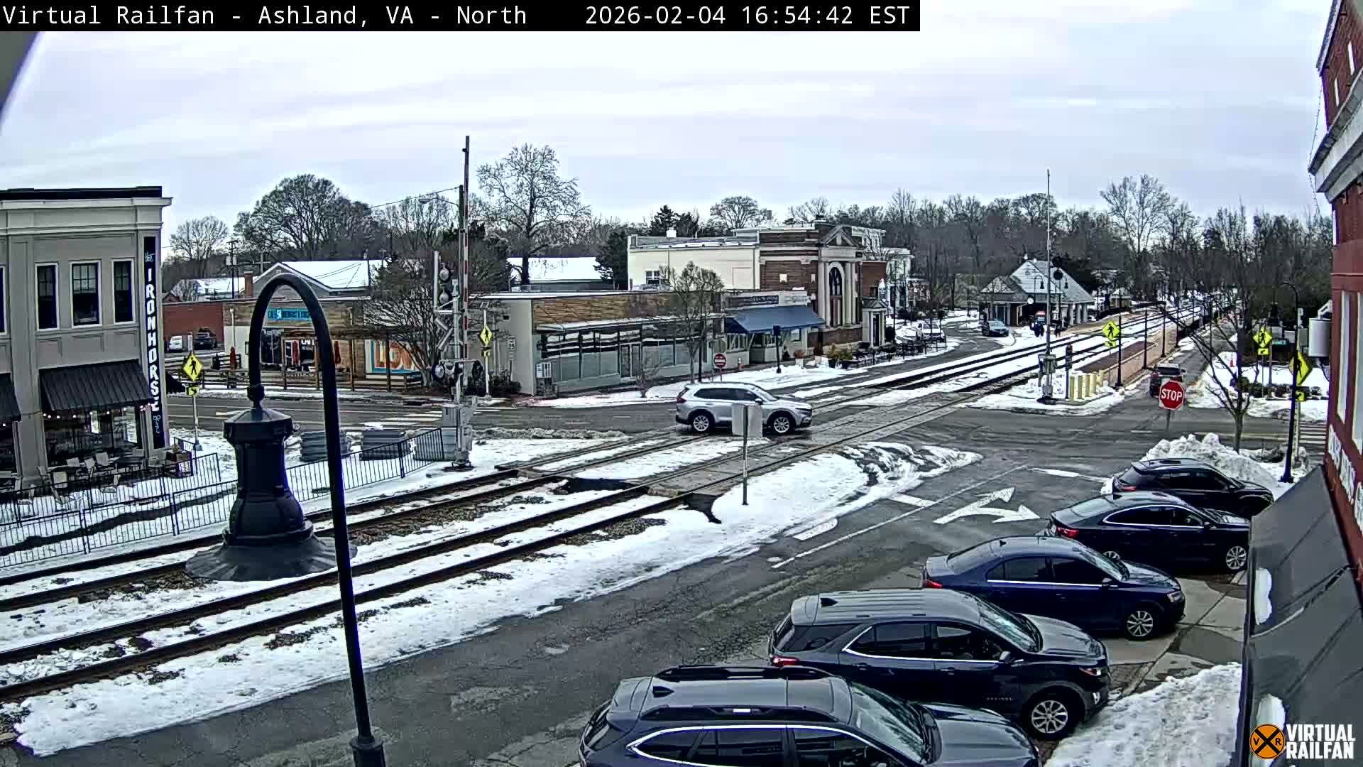 Ashland City East View & Railway Road Live Cam -  Ashland, Hanover, Virginia, USA 