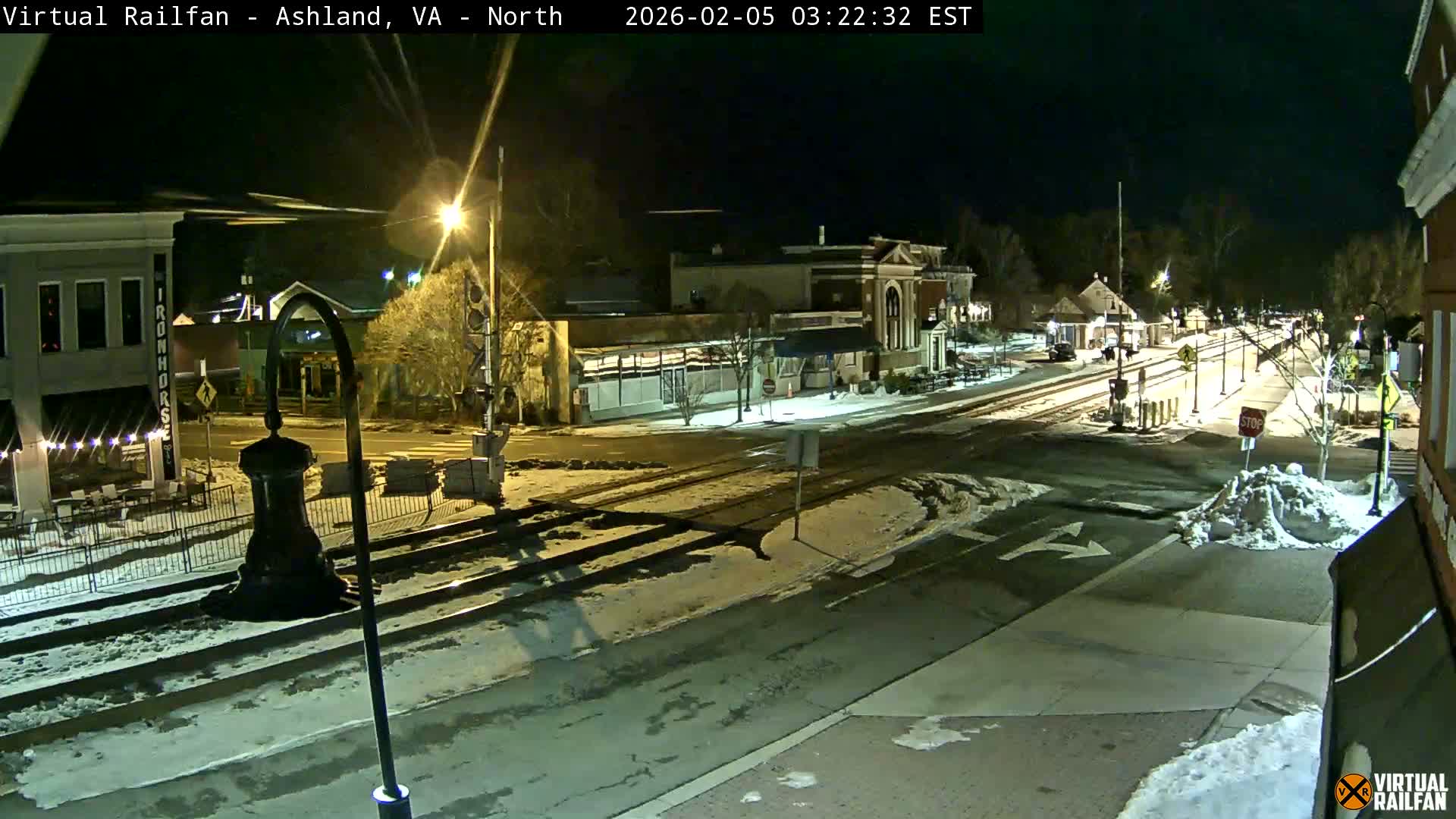 Ashland City East View & Railway Road Live Cam -  Ashland, Hanover, Virginia, USA 