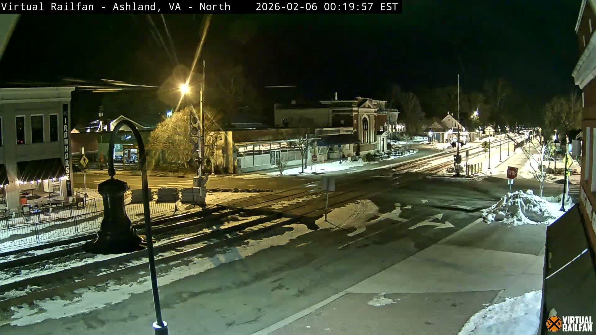 Ashland City East View & Railway Road Live Cam -  Ashland, Hanover, Virginia, USA 