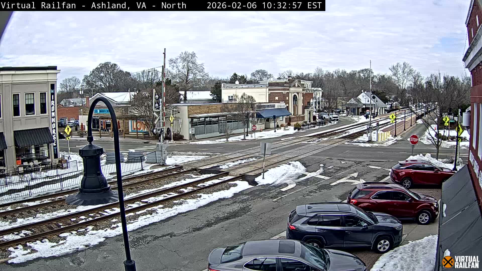 Ashland City East View & Railway Road Live Cam -  Ashland, Hanover, Virginia, USA 