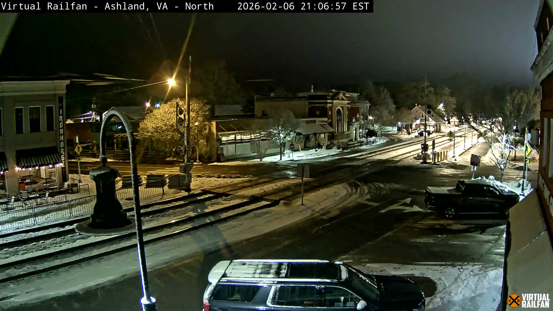 Ashland City East View & Railway Road Live Cam -  Ashland, Hanover, Virginia, USA 
